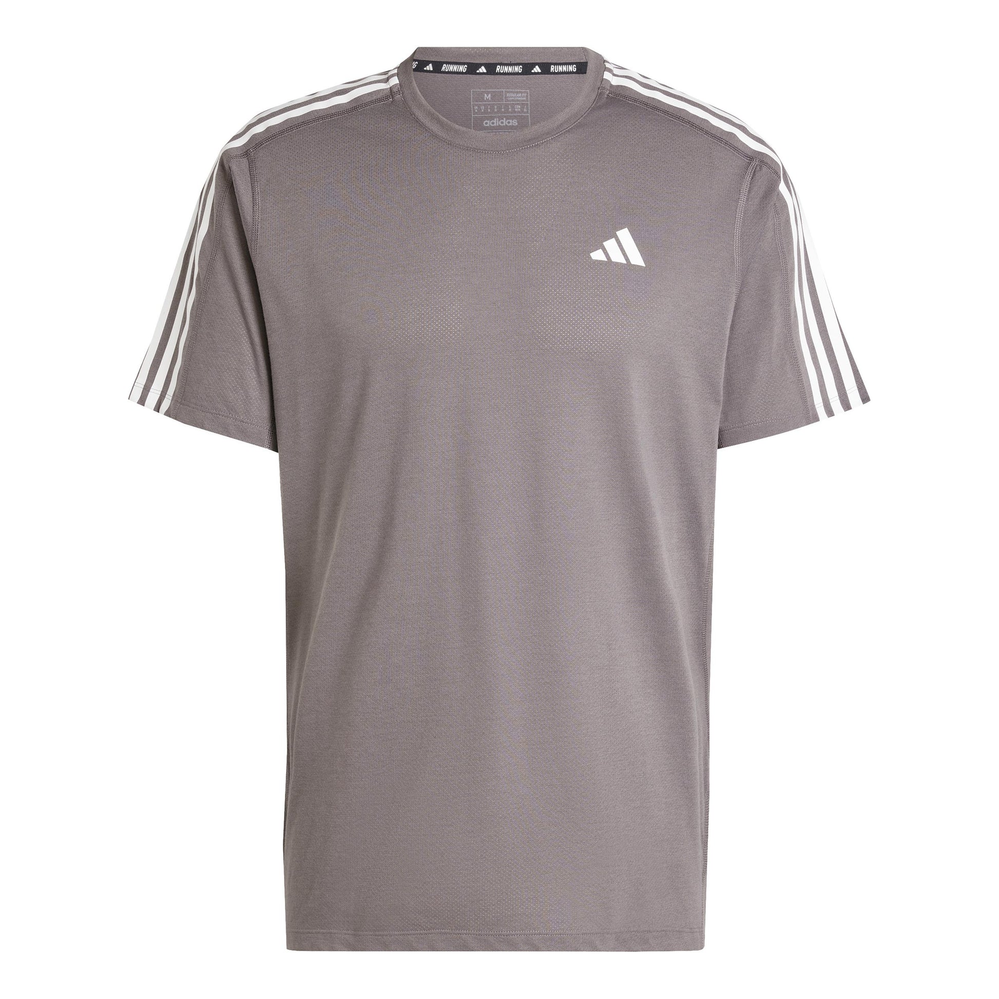 adidas Own The Run E 3S Running shirt Men - grey,