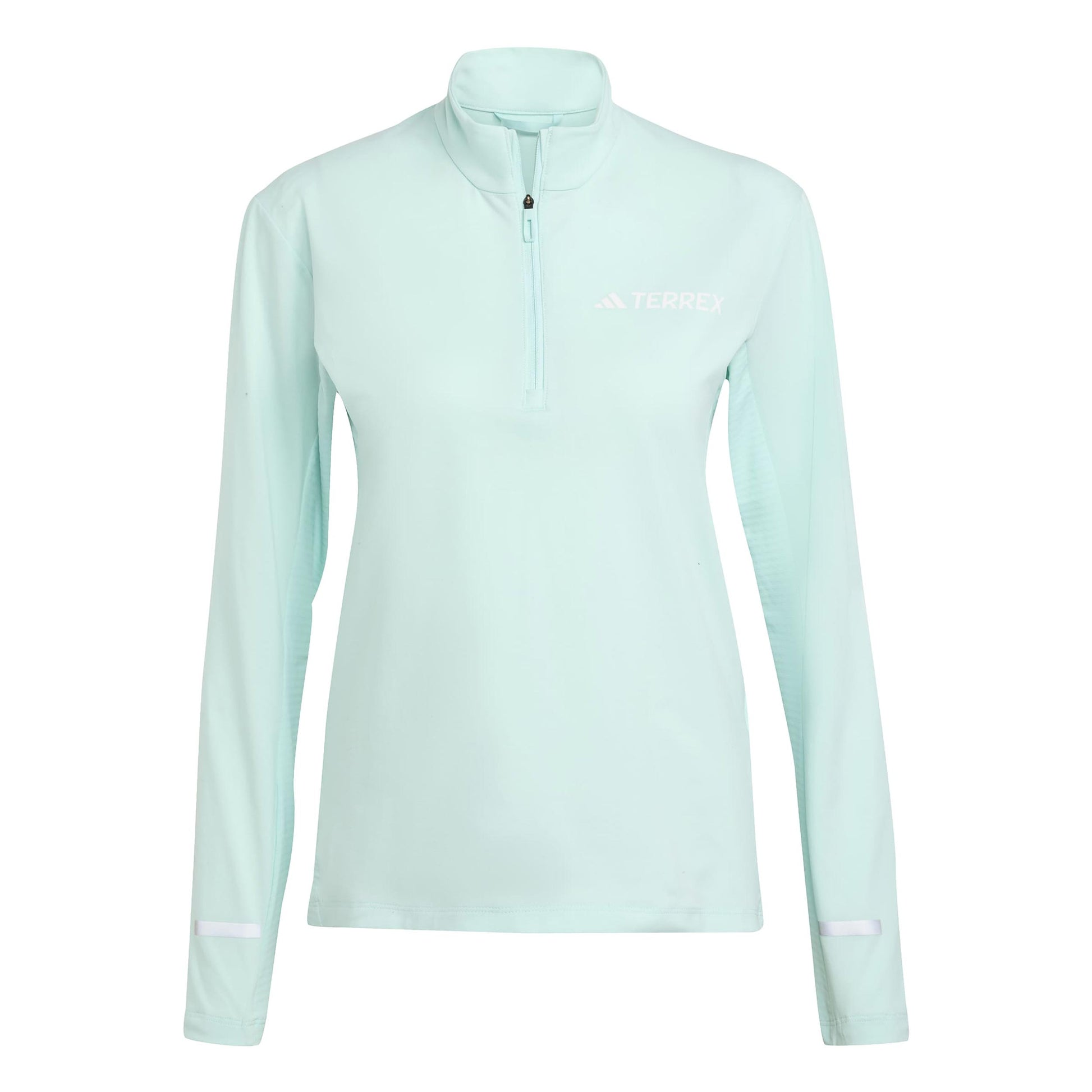 adidas Terrex XPR Half-Zip Running Shirt Women-Turquoise