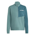 Terrex MT Half-Zip Running Shirt Women-Dark Green,Green