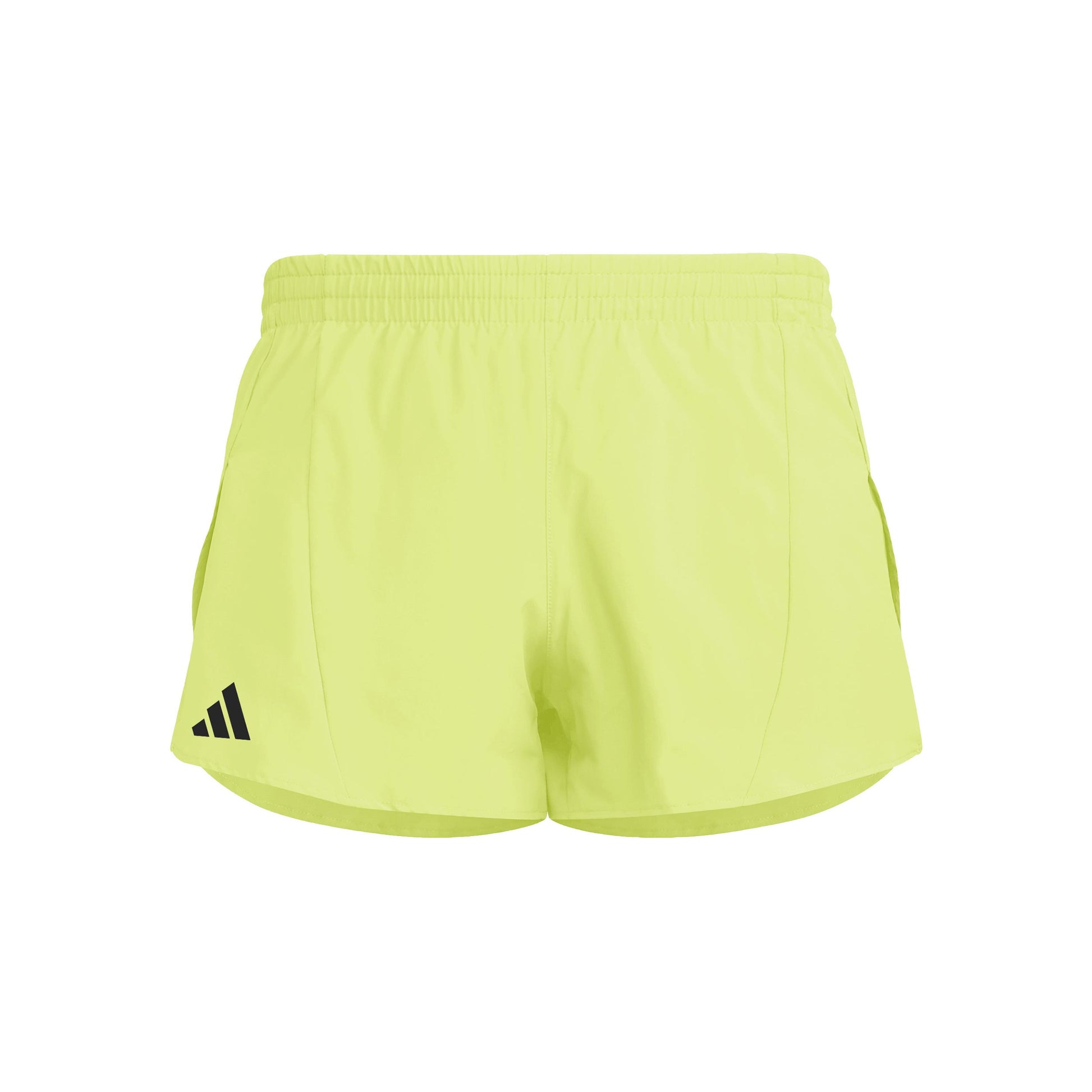 adidas Adizero Essential Split Running Shorts Men-Neon Yellow