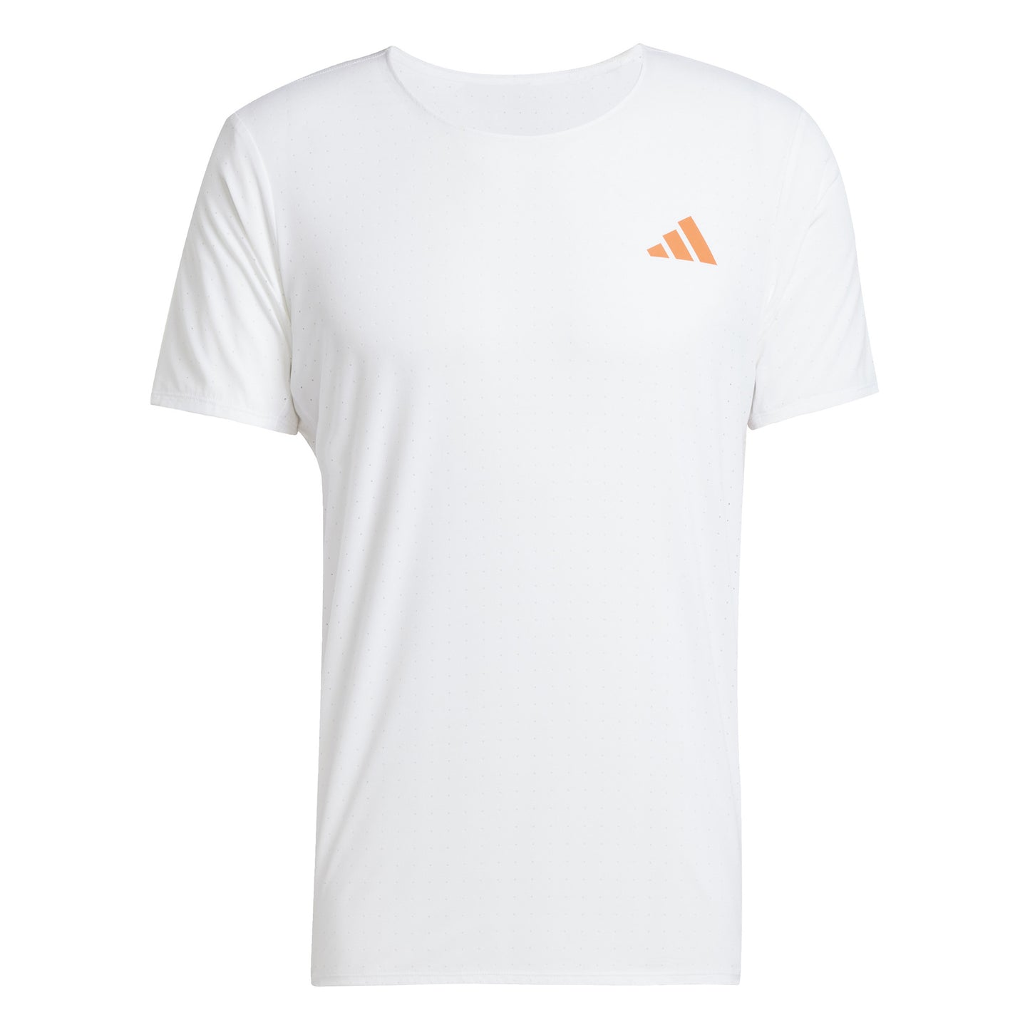 adidas Adizero Running Shirt Men-White,Orange