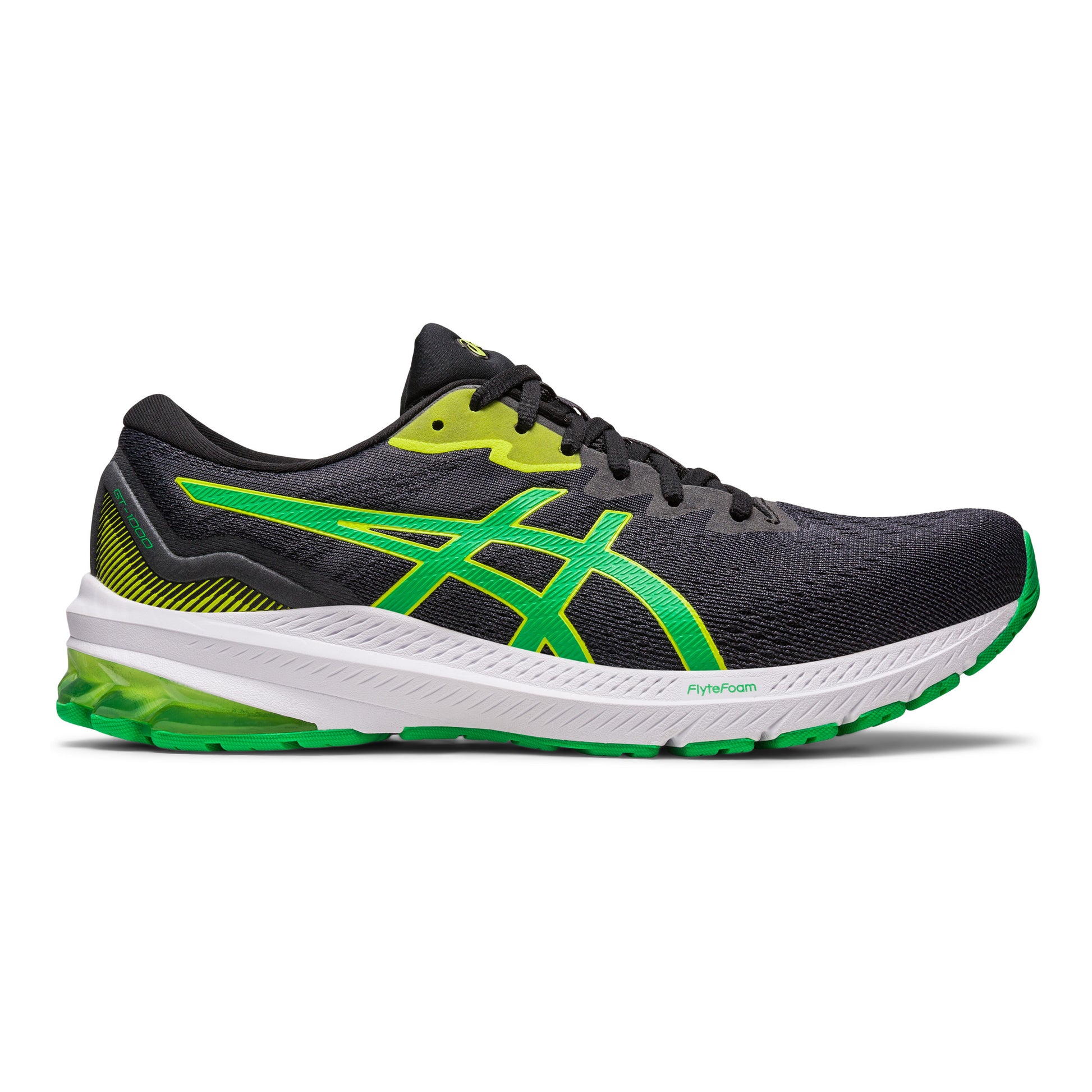 ASICS GT-1000 11 Stability running shoe Men - black, green