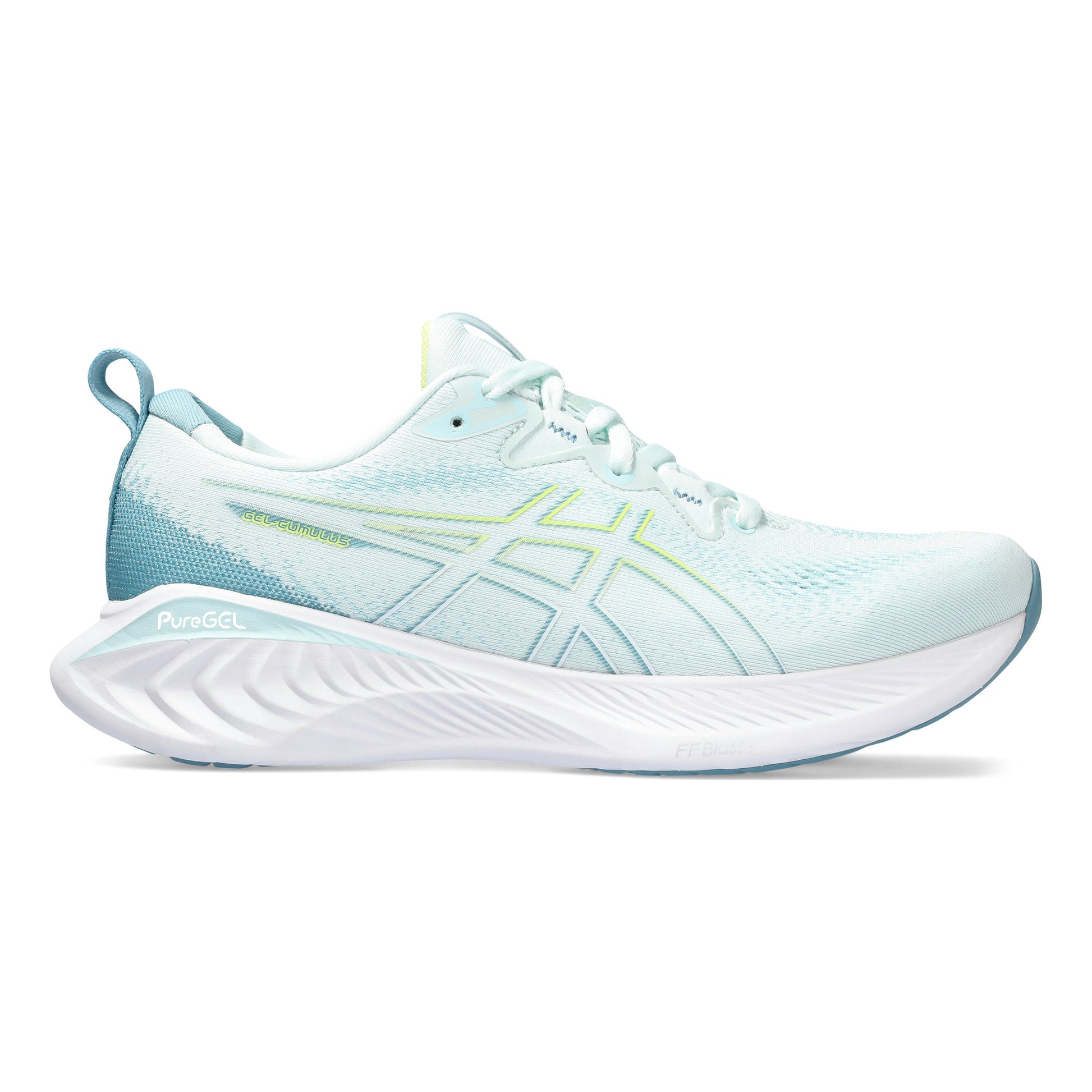 ASICS Gel-Cumulus 25 Neutral running shoe Women - light blue, neon yellow