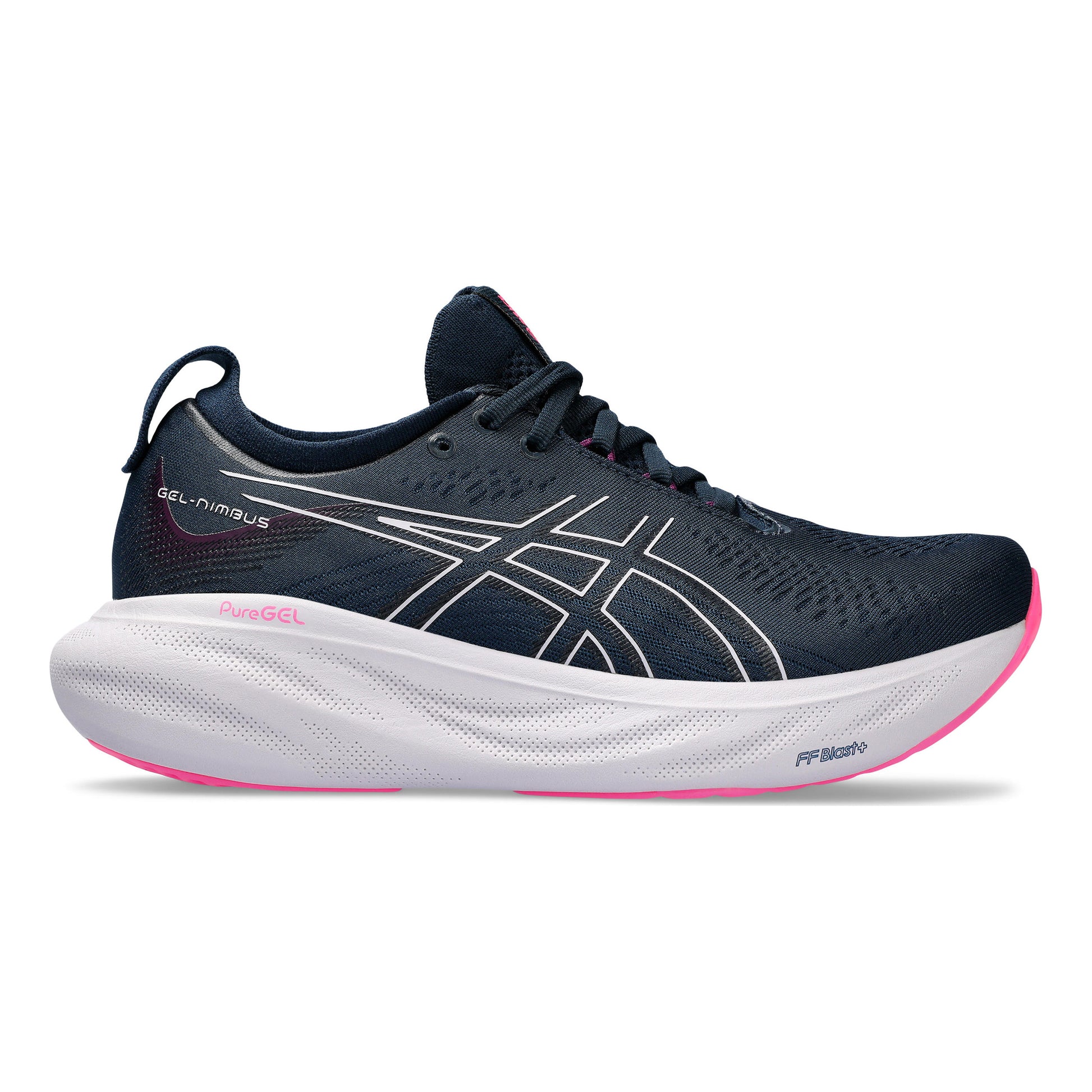 ASICS Gel-Nimbus 25 Neutral running shoe Women - dark blue, olive
