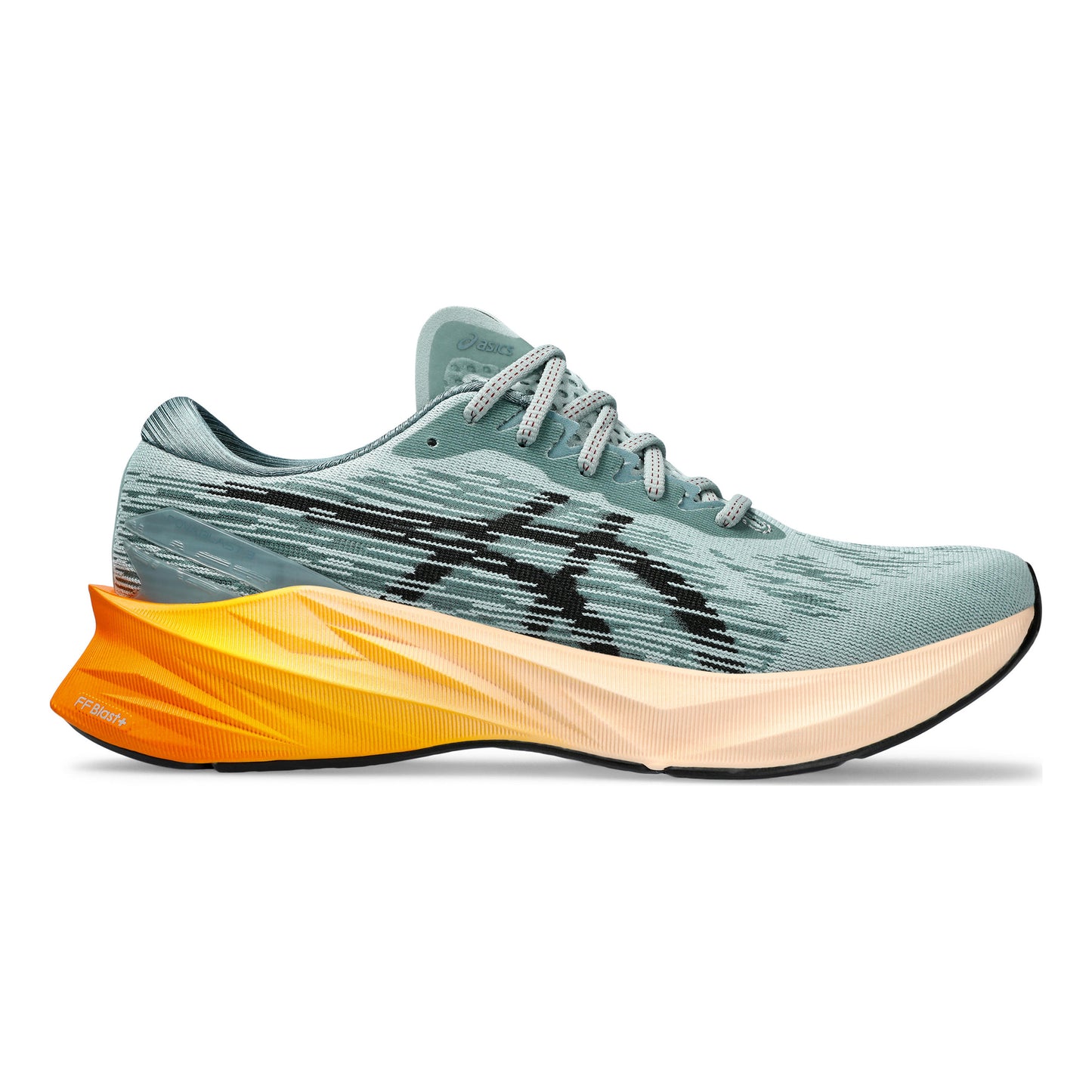 ASICS Novablast 3 Neutral running shoe Men - blue grey, orange