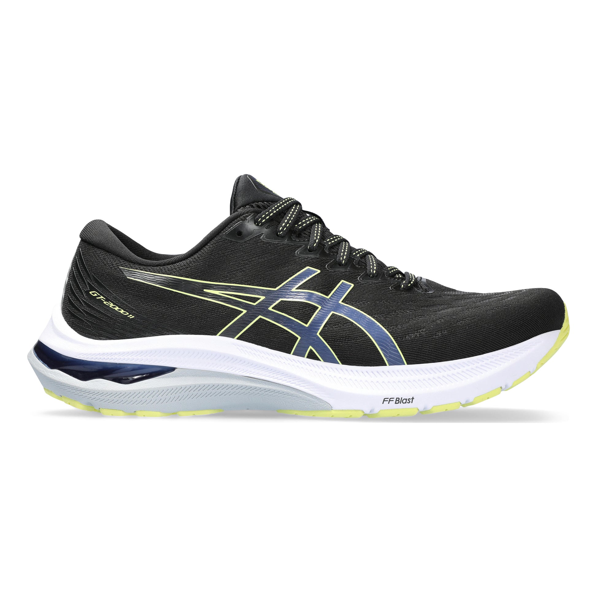 ASICS GT-2000 11 Stability running shoe Men - black, neon green