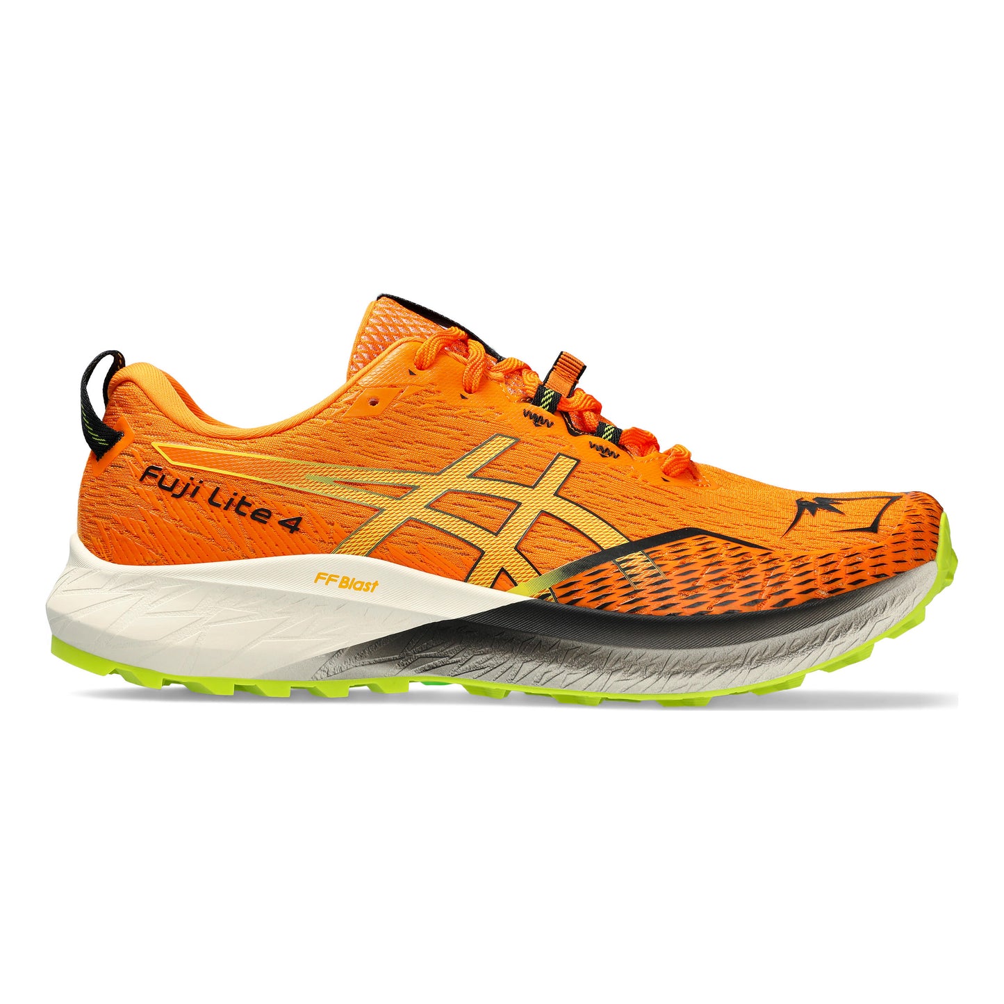 ASICS Fuji Lite 4 Trail running shoe Men - orange, neon yellow