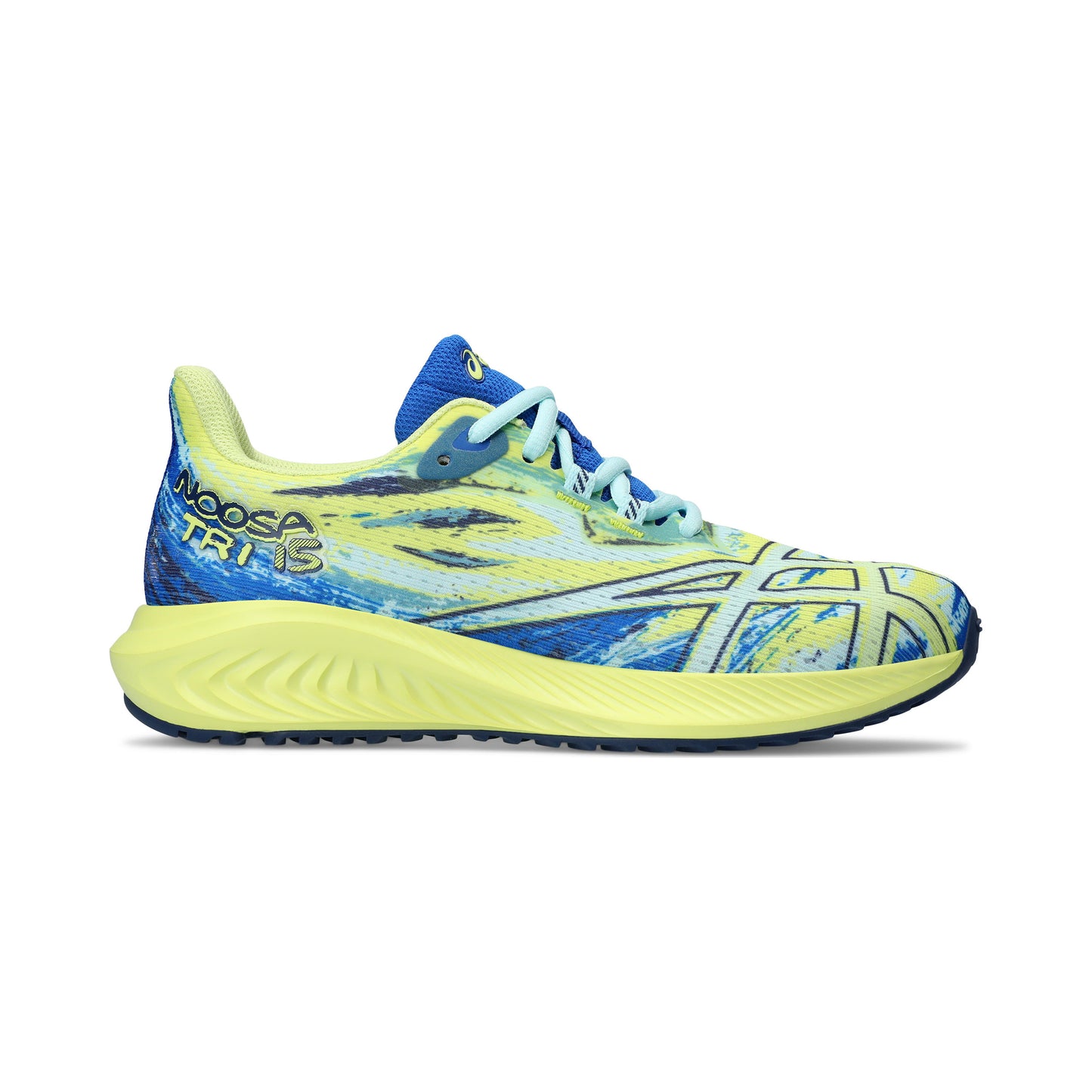 ASICS Gel-Noosa Tri 15 GS Competition running shoe Kids - blue, neon yellow