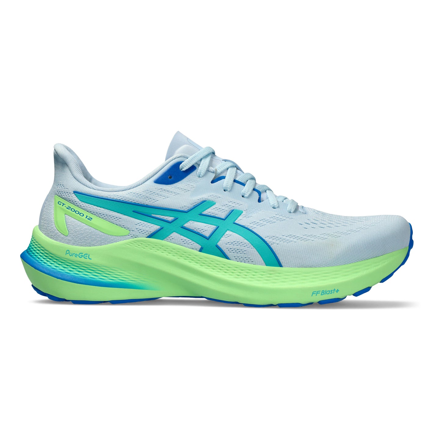 ASICS GT-2000 12 Lite-Show Stability running shoe Men - light blue, neon green