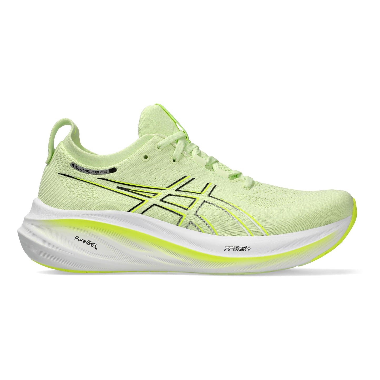 ASICS Gel-Nimbus 26 Neutral running shoe Men - lime, white