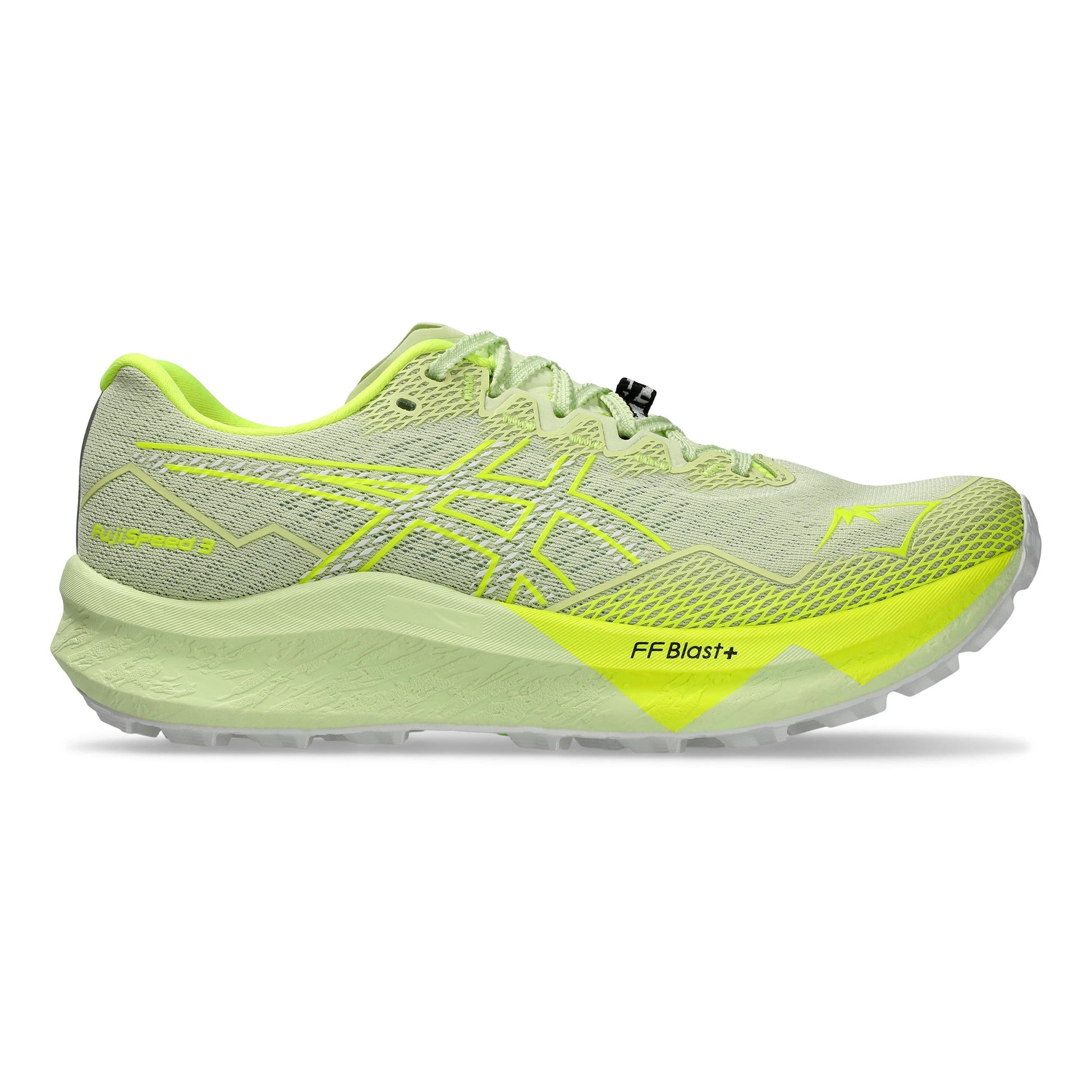 ASICS Fuji Speed 3 Trail Running Shoe Women-Light Green,Yellow