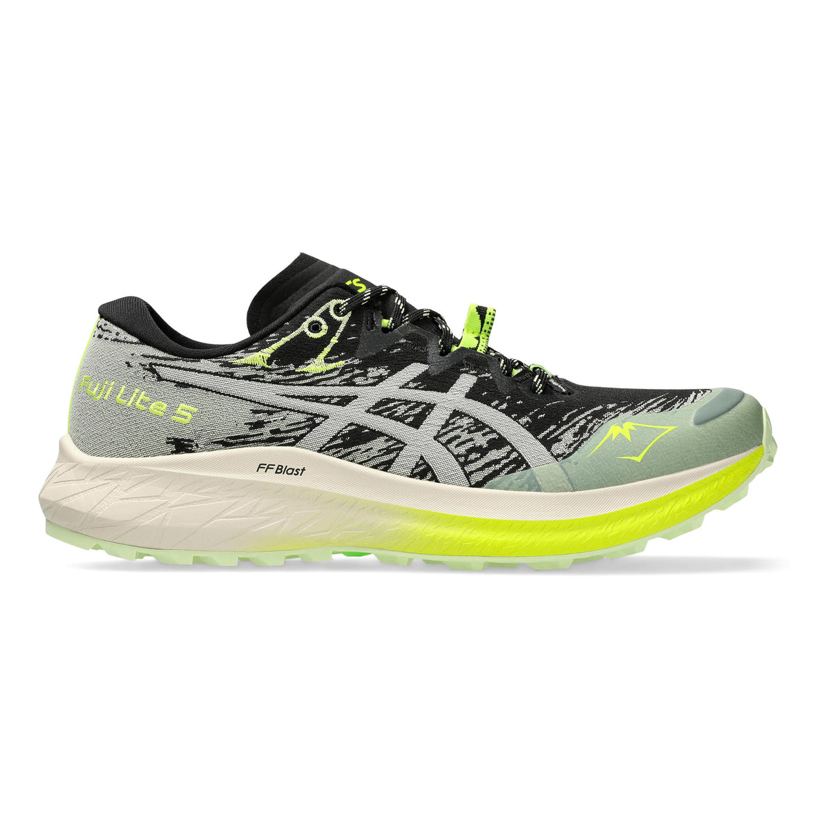 ASICS Fuji Lite 5 Trail running shoe Women - black, beige
