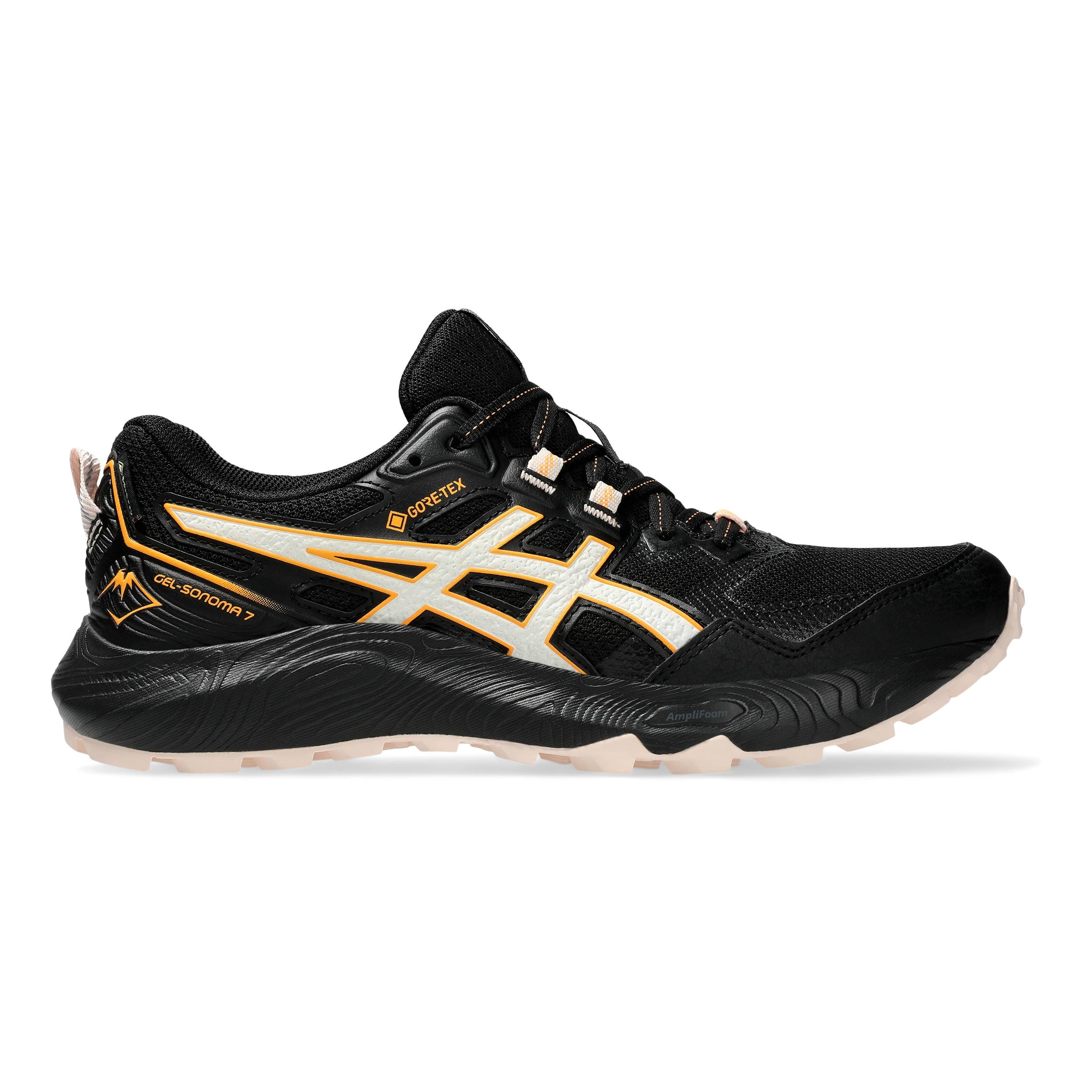 ASICS Gel-Sonoma 7 GTX Trail Running Shoe Women-Black,Beige