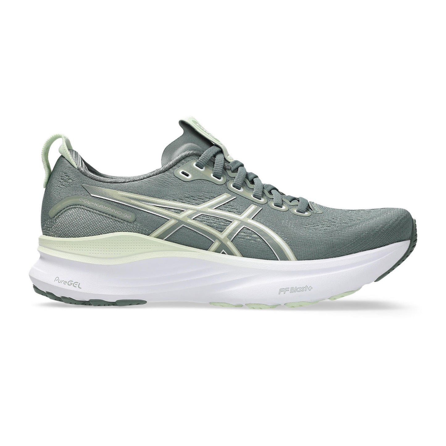 ASICS Gel-Kayano 32 Stability running shoe Women - olive, light green
