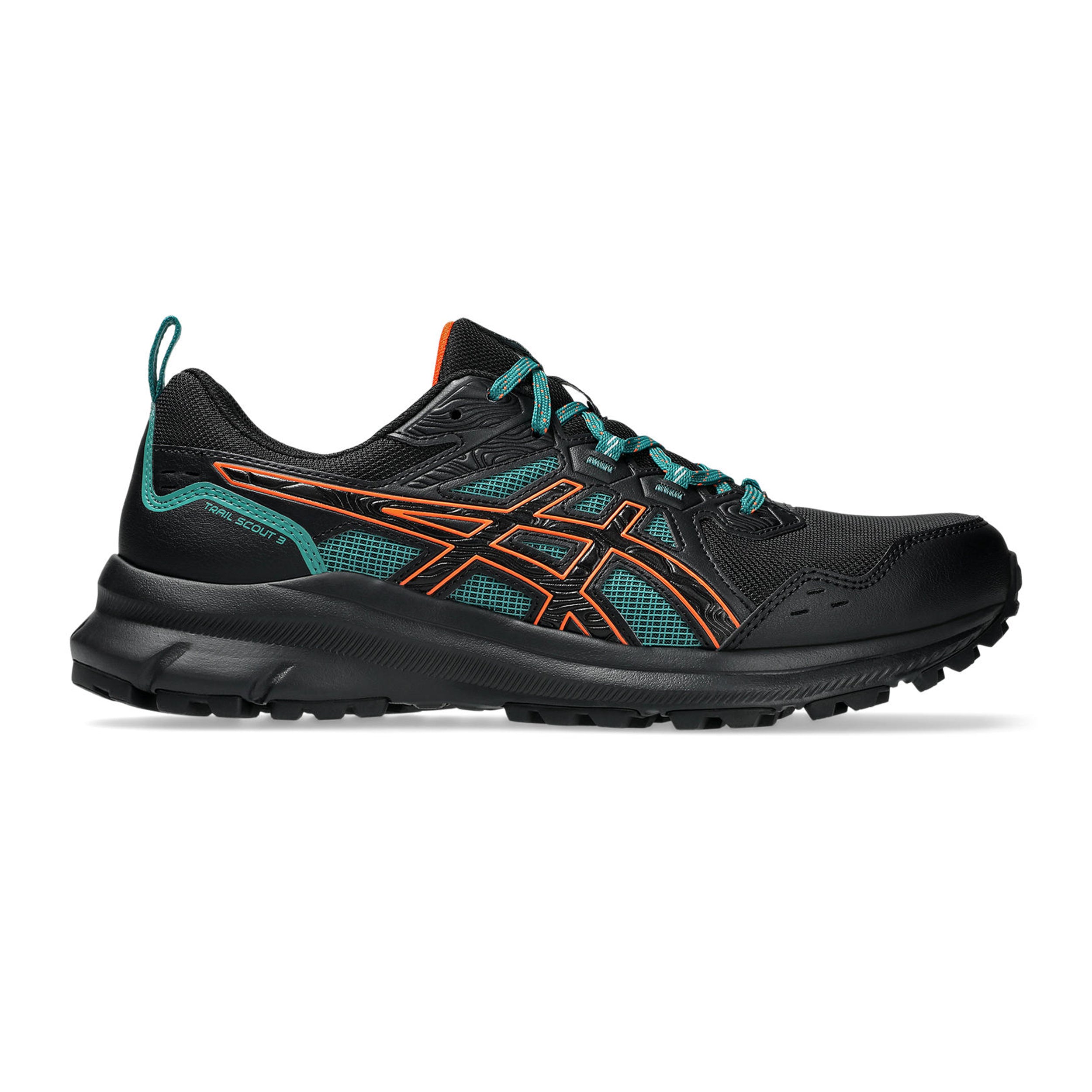ASICS Trail Scout 3 Trail Running Shoe Men-Black,Orange