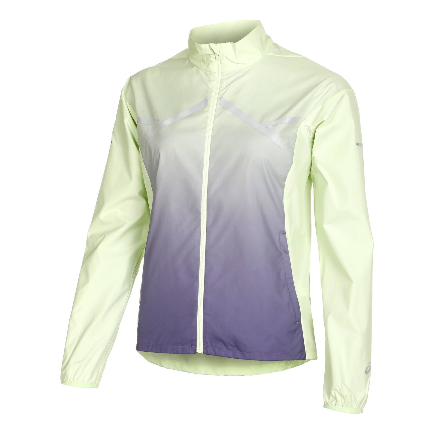 ASICS Lite-Show Running jacket Women - green, blue