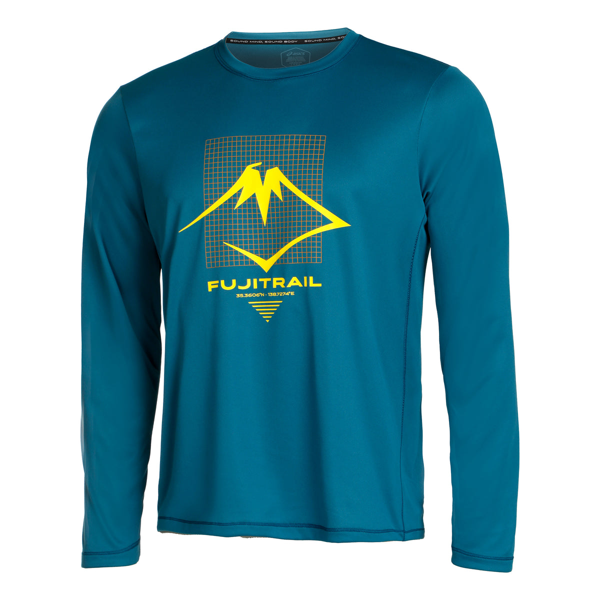 ASICS Fujitrail Logo Running top Men - blue,