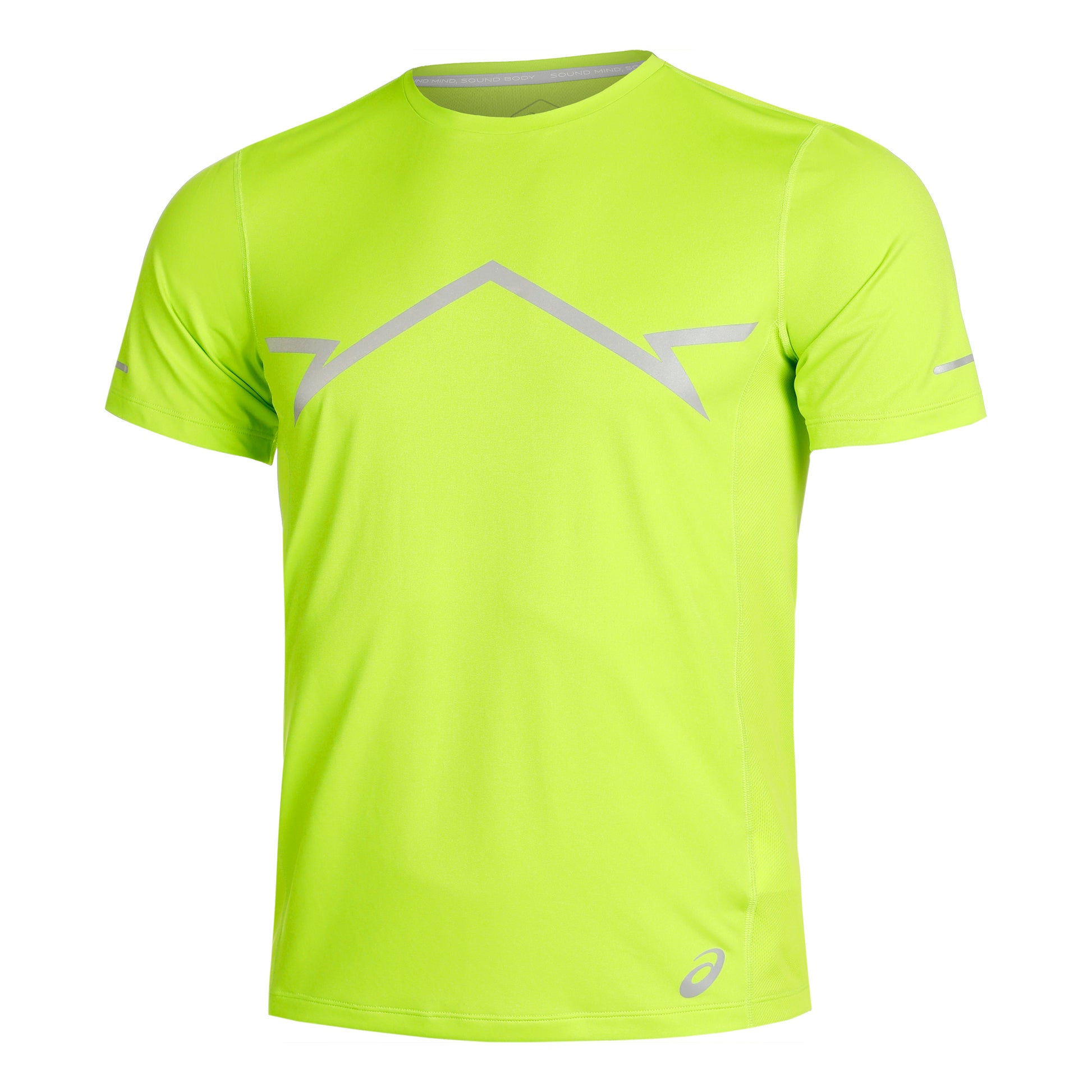 ASICS Lite-Show Running shirt Men - neon green,