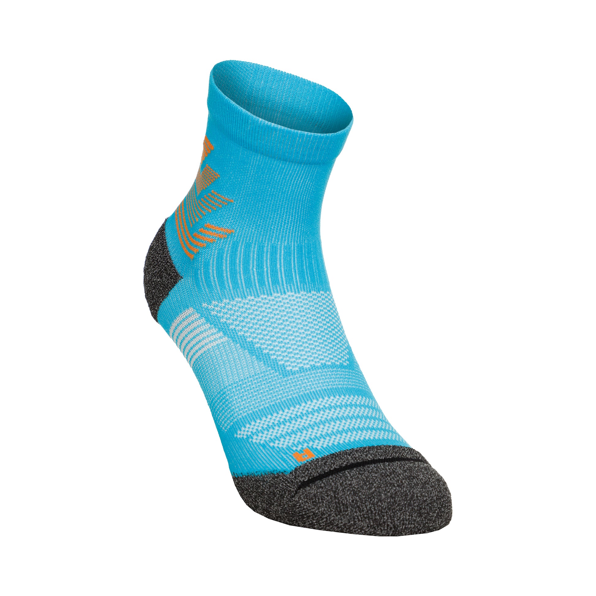 ASICS Technology Run Quarter Sports socks Unisex - blue, orange