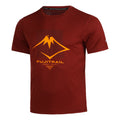 Fujitrail Logo Running shirt Men - dark red, black