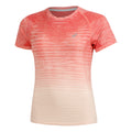 Seamless Running shirt Women - apricot, beige