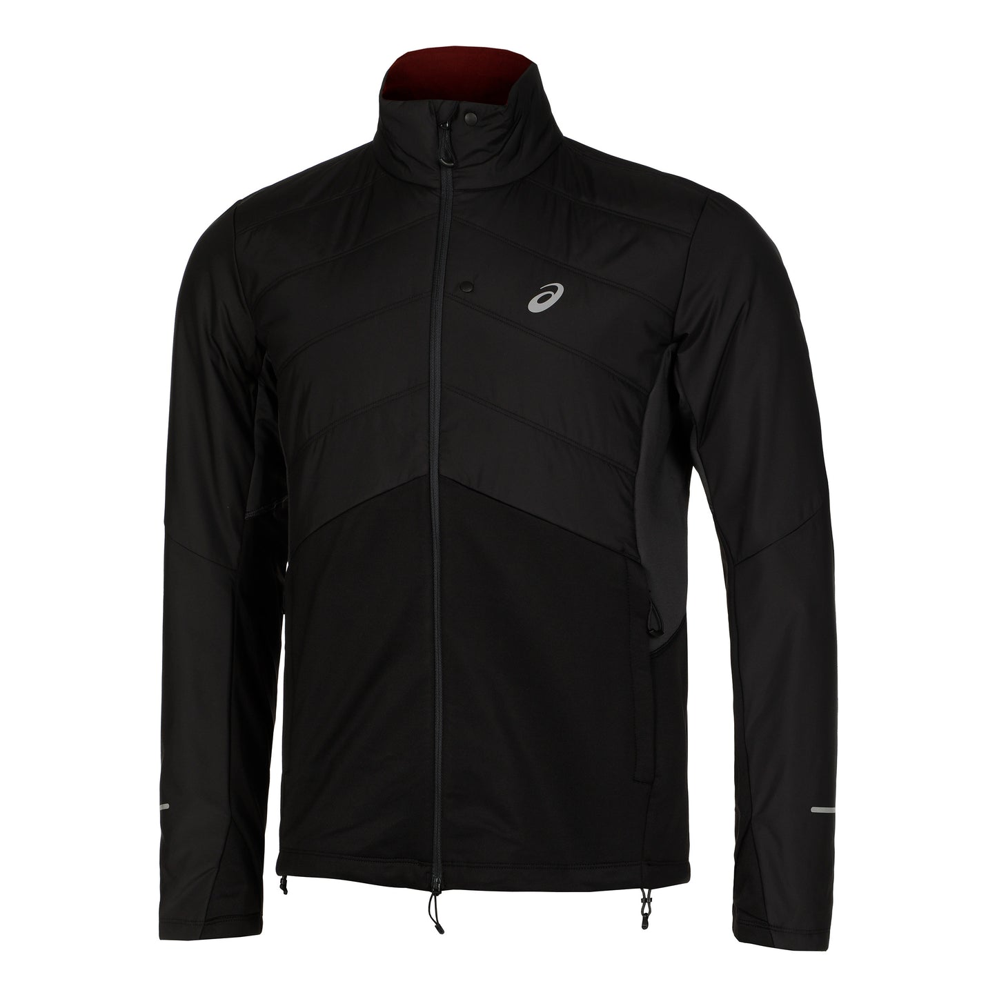ASICS Winter Run Running jacket Men - black, grey