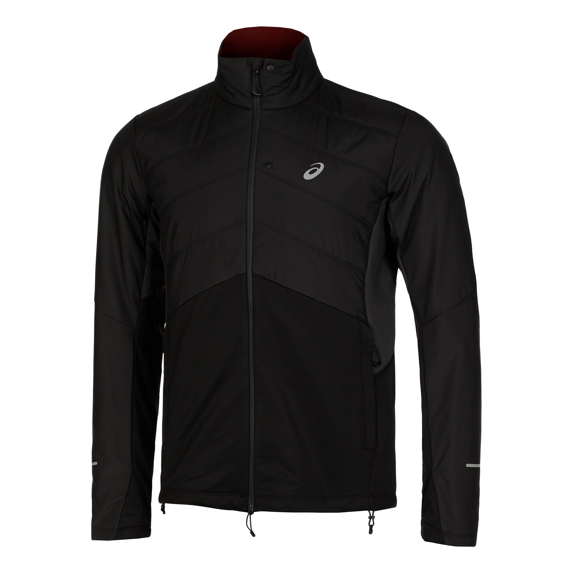 ASICS Winter Run Running jacket Men - black, grey