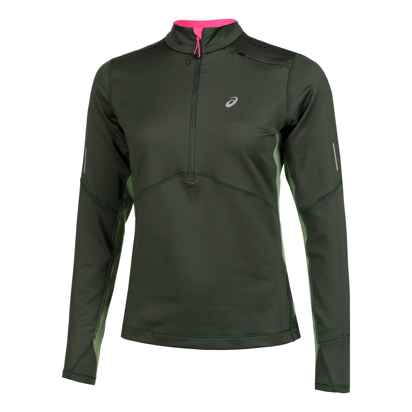 ASICS Winter Run Half-Zip Midlayer Running top Women - dark green,