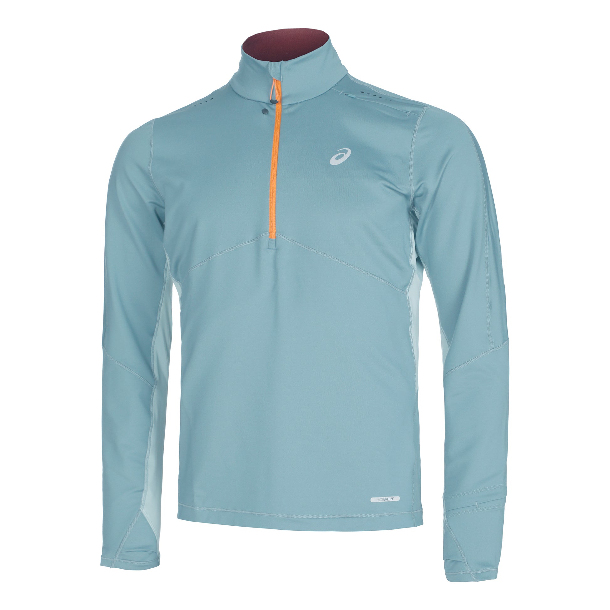 ASICS Winter Run Half-Zip Midlayer Running top Men - petrol, grey