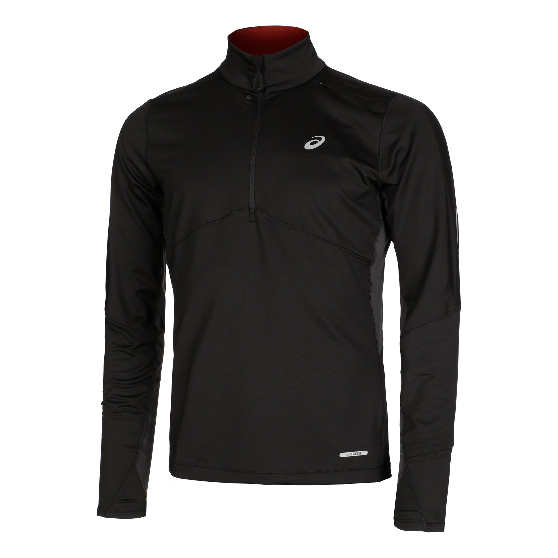 ASICS Winter Run Half-Zip Midlayer Running top Men - black, grey