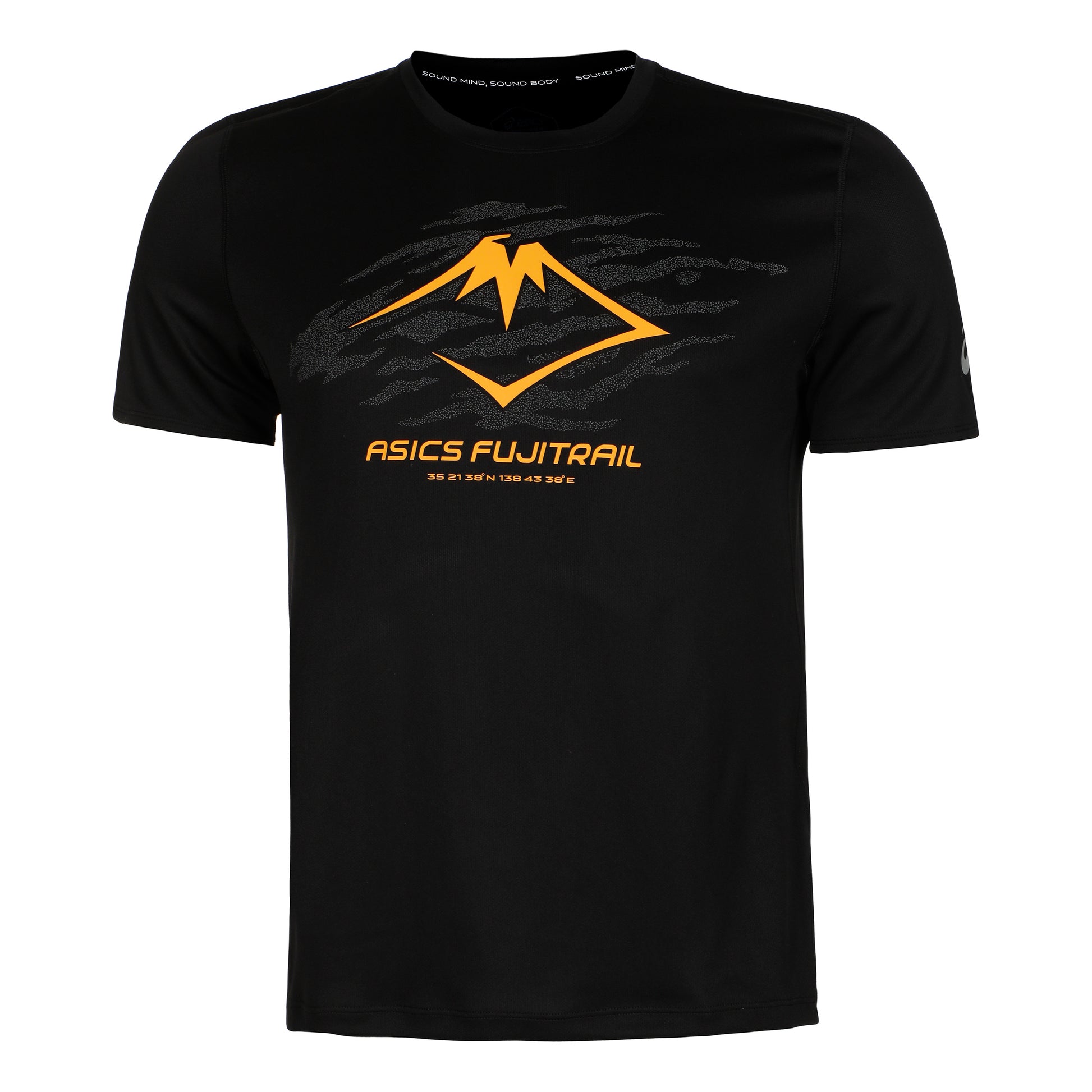 ASICS Fujitrail Logo Running shirt Men - black,