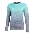 Seamless Long sleeve Women - petrol, dark blue