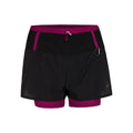 Fujitrail 2in1 Running shorts Women - black, berry