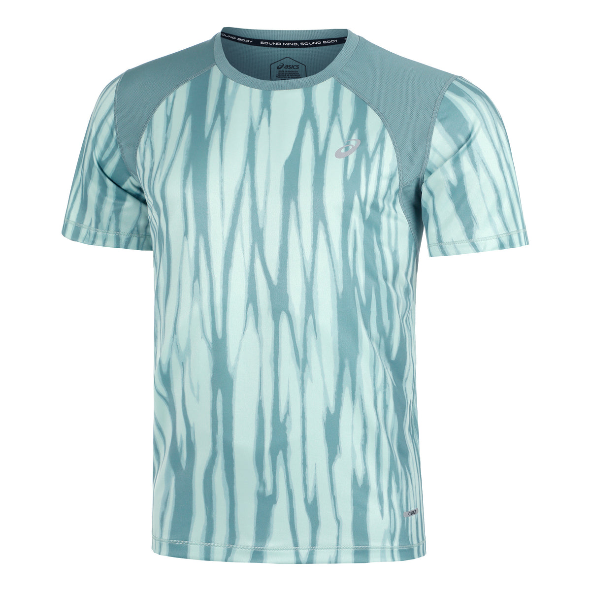ASICS Road AOP Running shirt Men - sage,