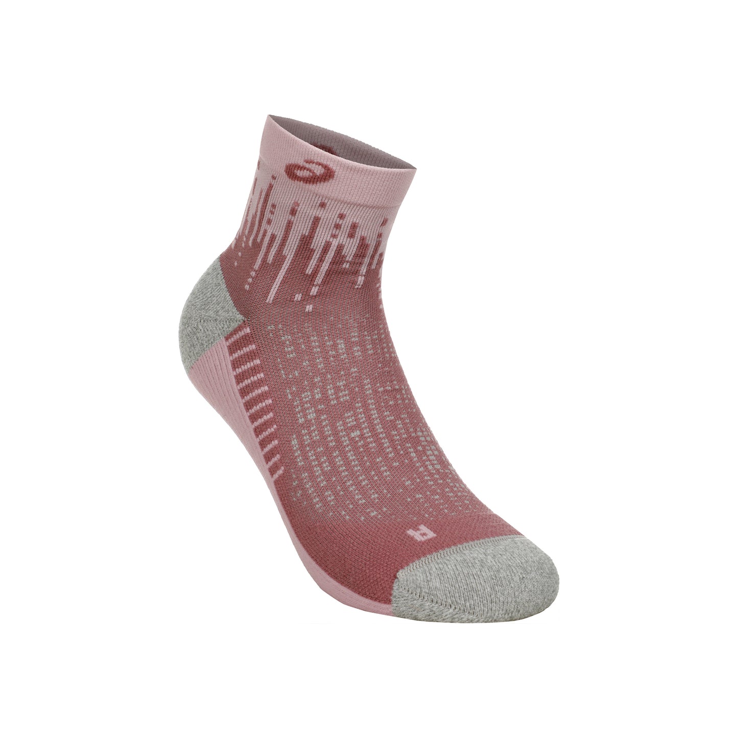 ASICS Performance Run Quarter Running socks Unisex - berry,