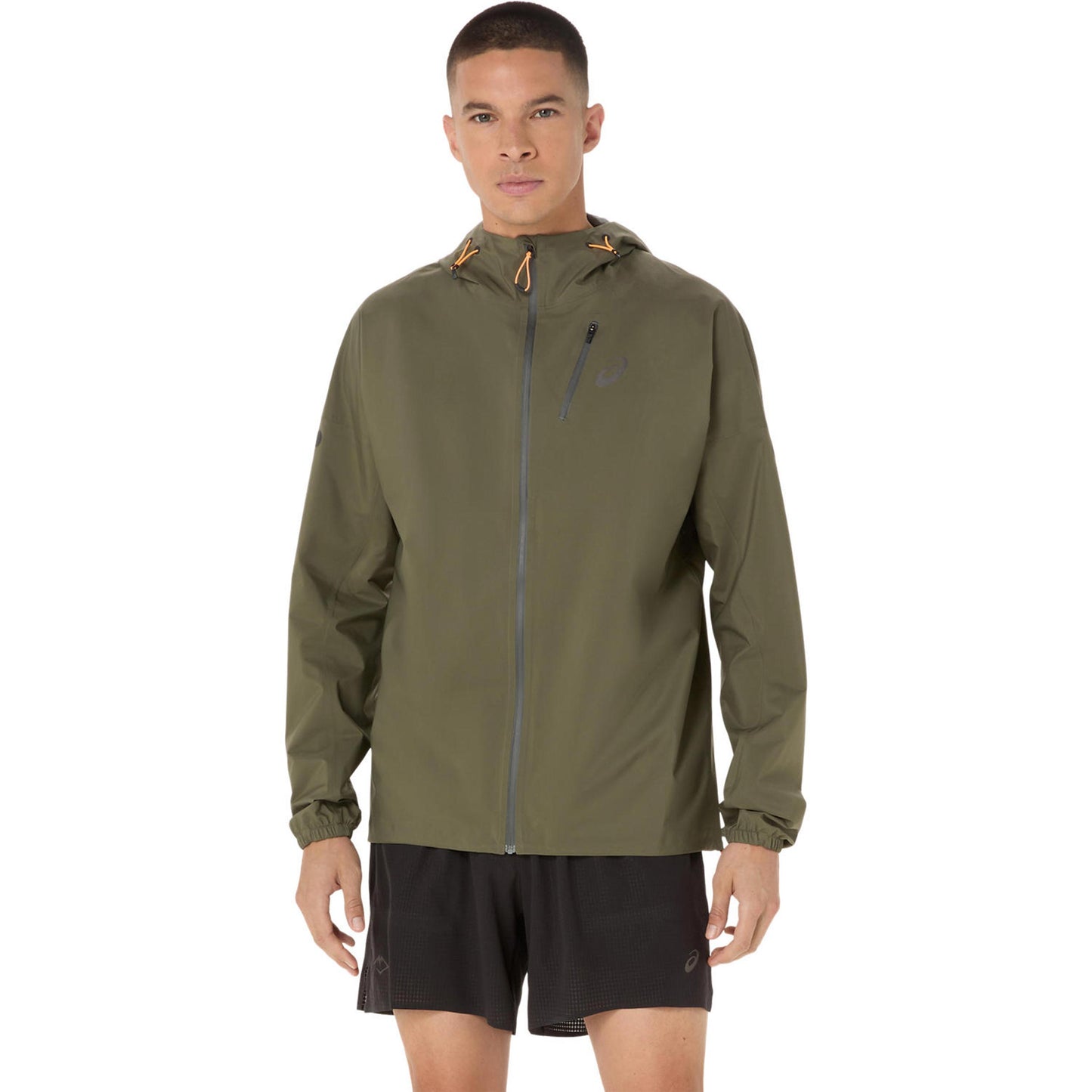 ASICS Fujitrail Elite Waterproof Running jacket Men-green