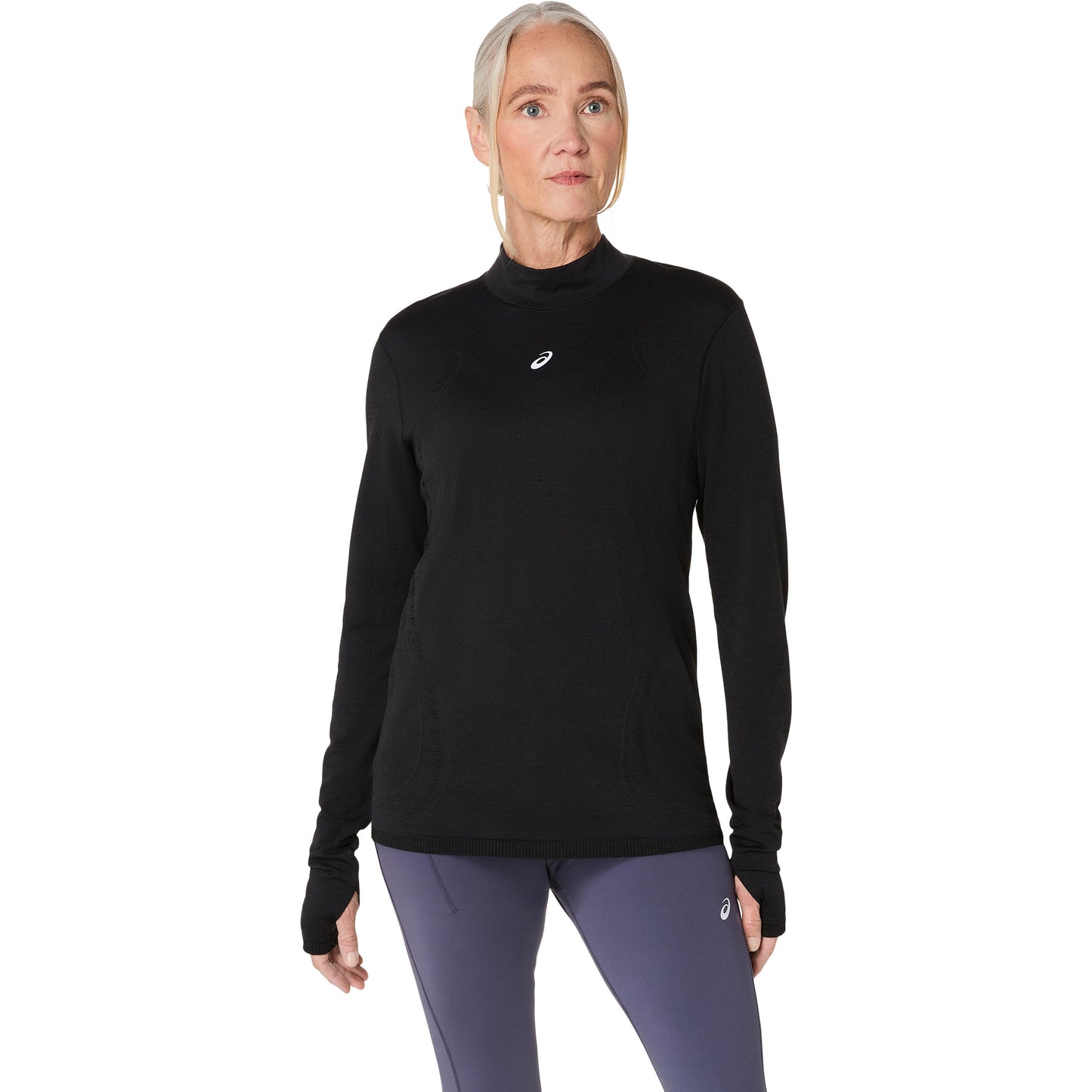 ASICS Road Winter Seamless  Running shirt Women - black