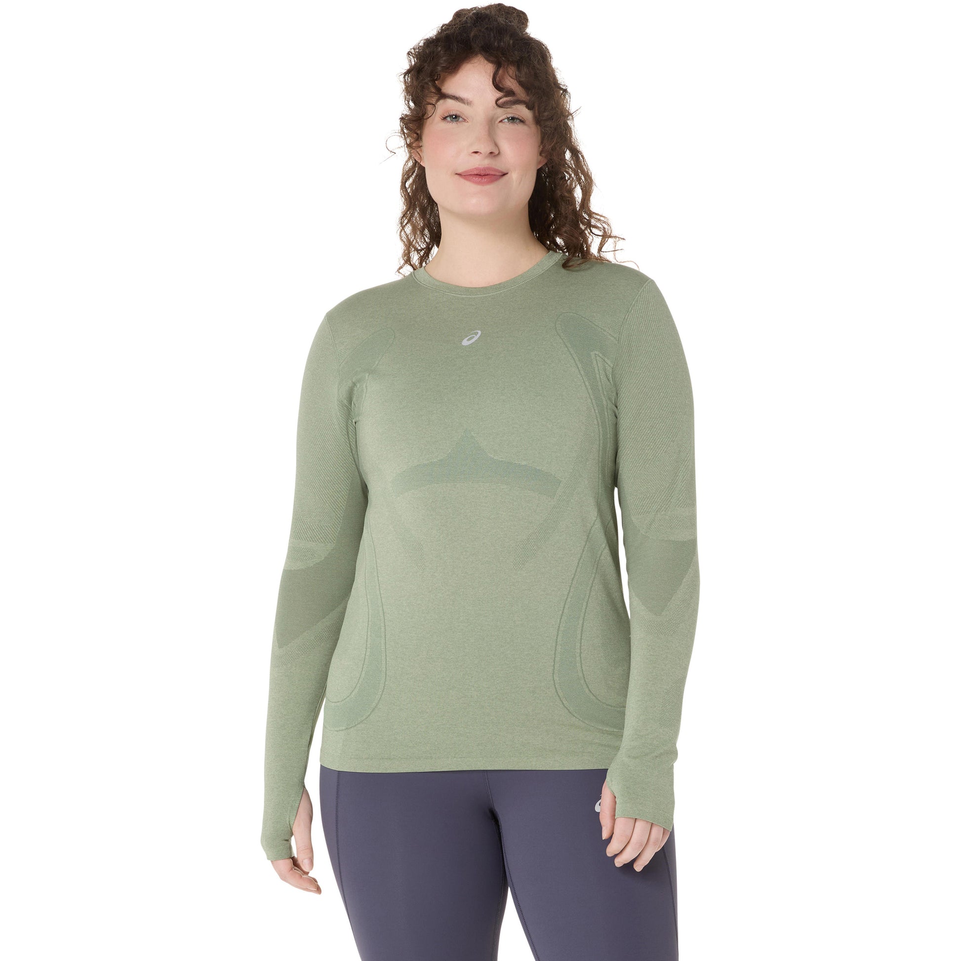 ASICS Road Seamless  Running shirt Women - grey, blue