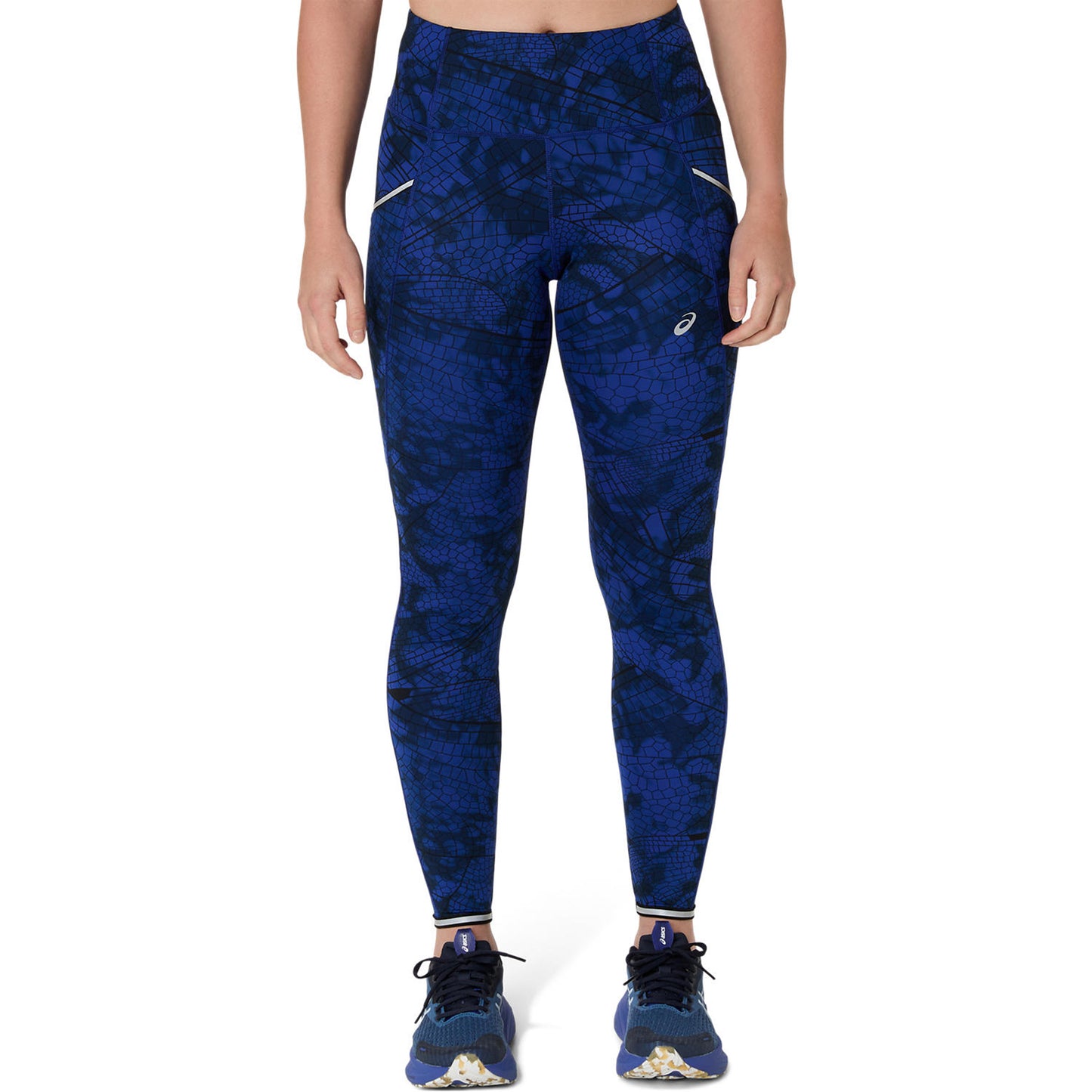 ASICS Road Lite-Show Running tights Women - black, dark blue