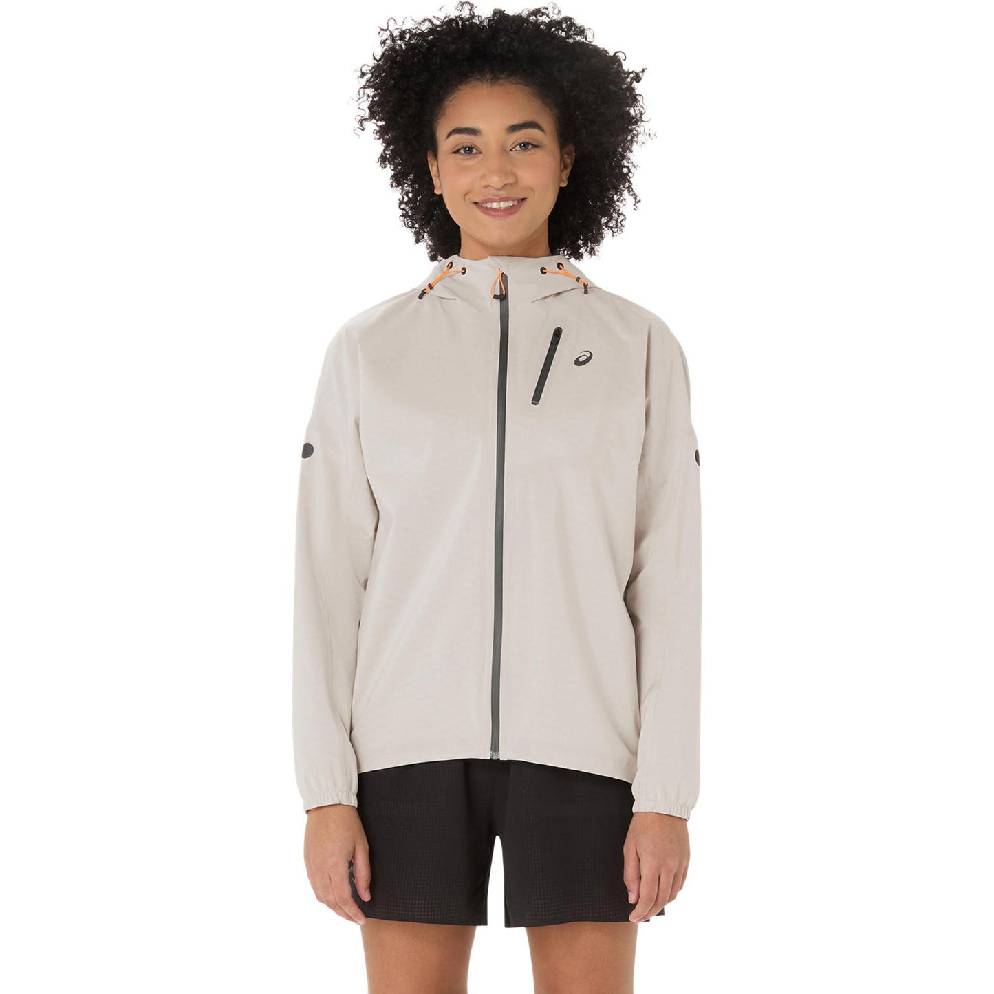 ASICS Fujitrail Elite Waterproof Running jacket Women-beige