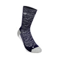 Performance Run Crew Running Socks-Blue,Grey