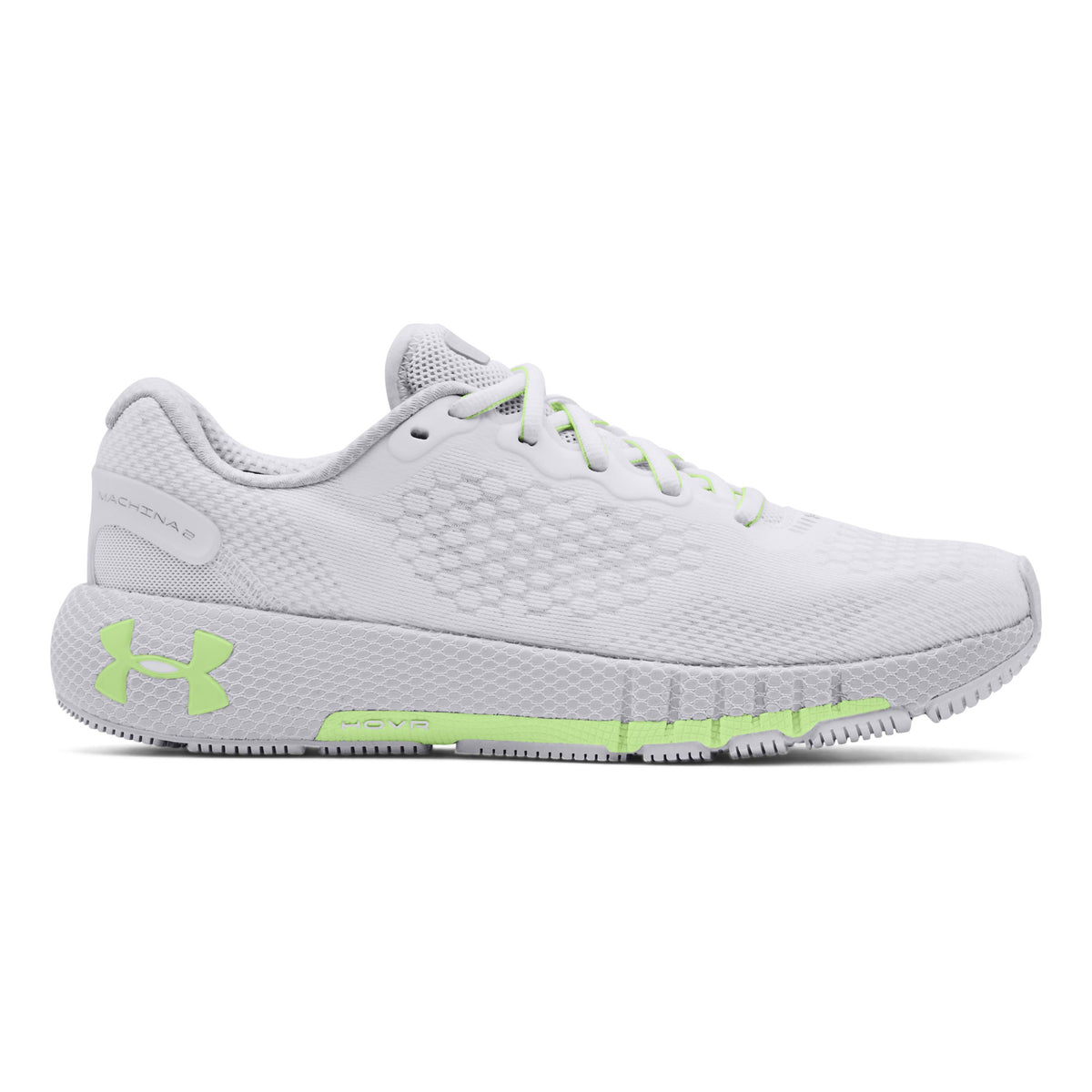 Under Armour HOVR Machina 2 Neutral Running Shoe Women-White,Lime