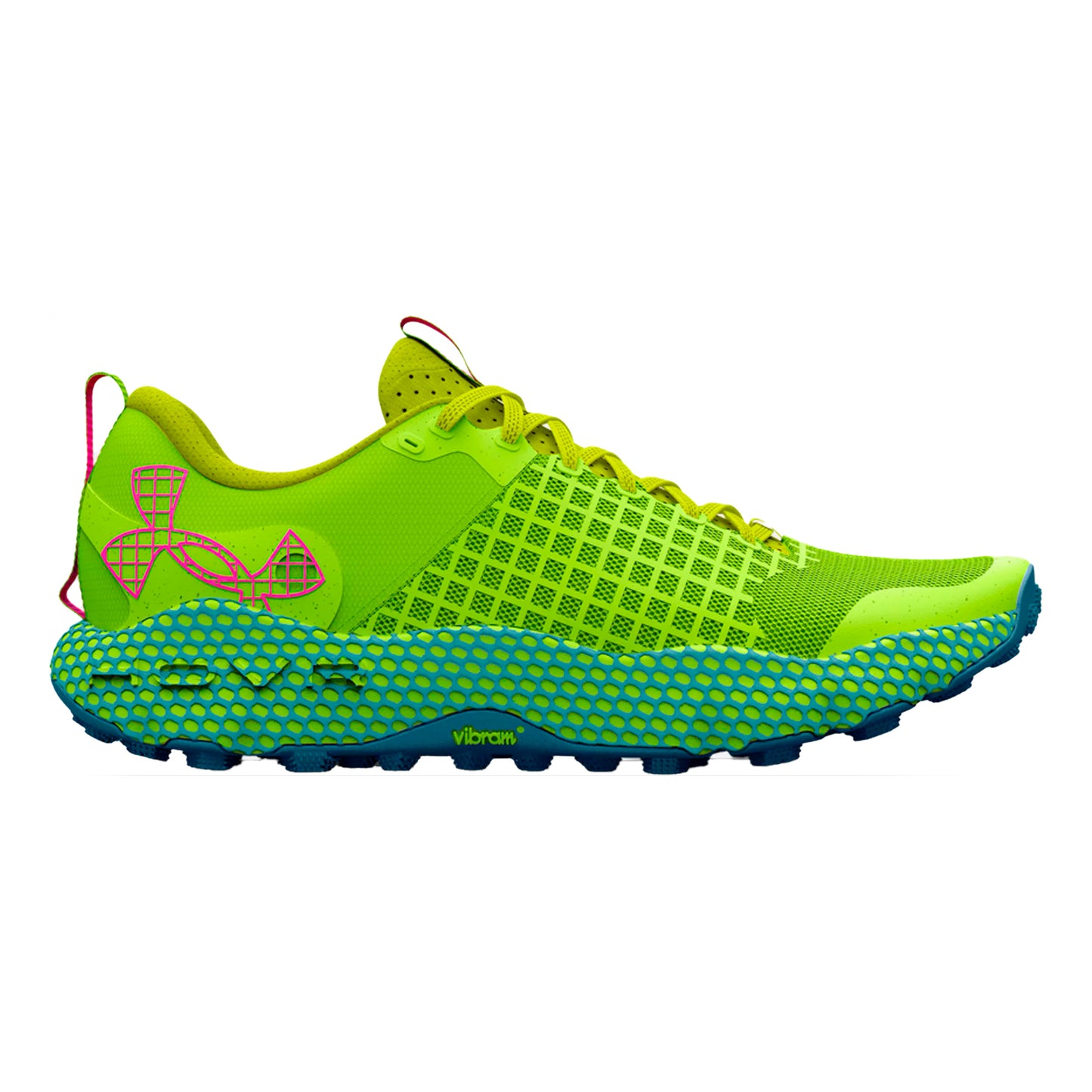 Under Armour HOVR Dark Sky Trail running shoe Unisex - green, red