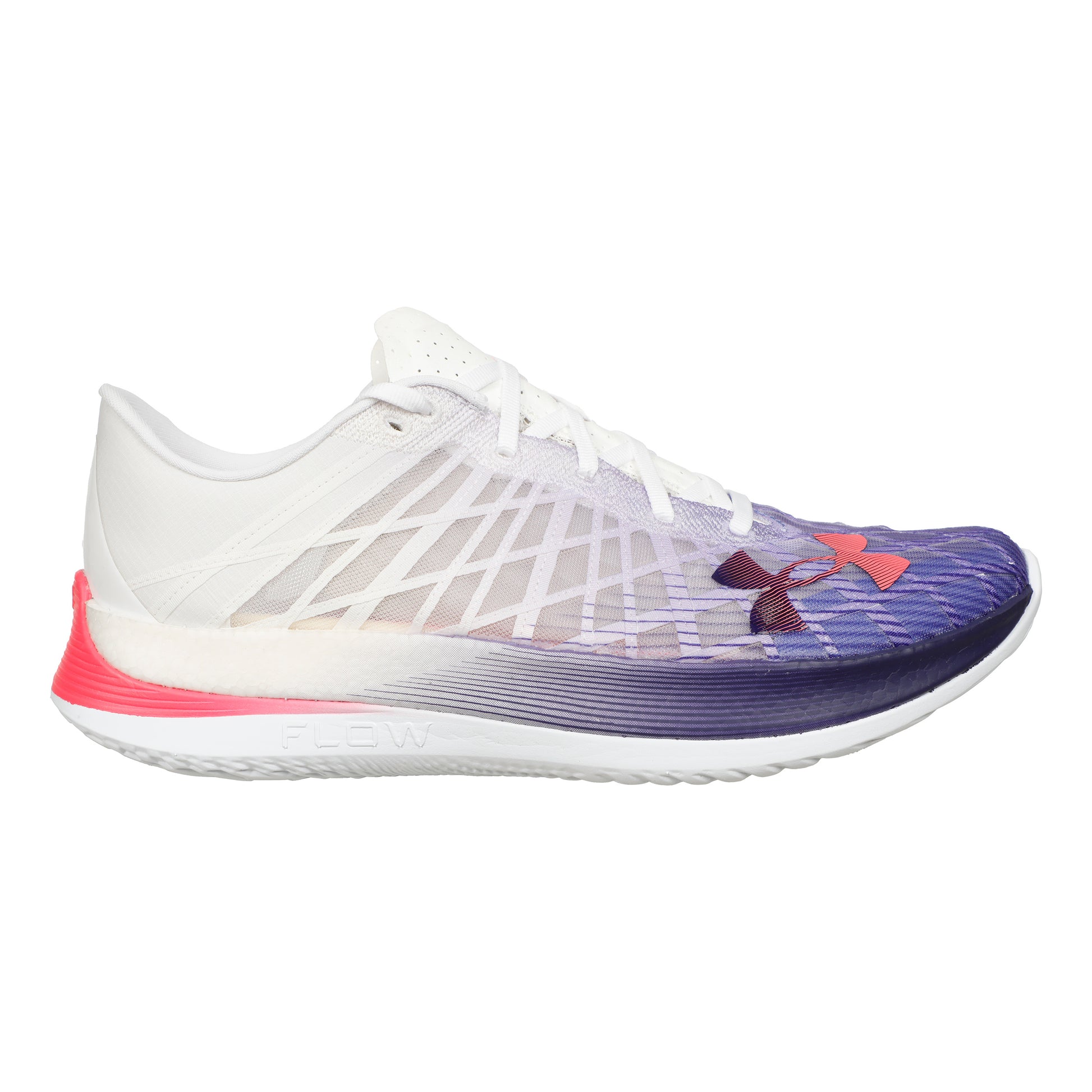 Under Armour Flow Velociti Elite Competition running shoe Unisex - white, violet