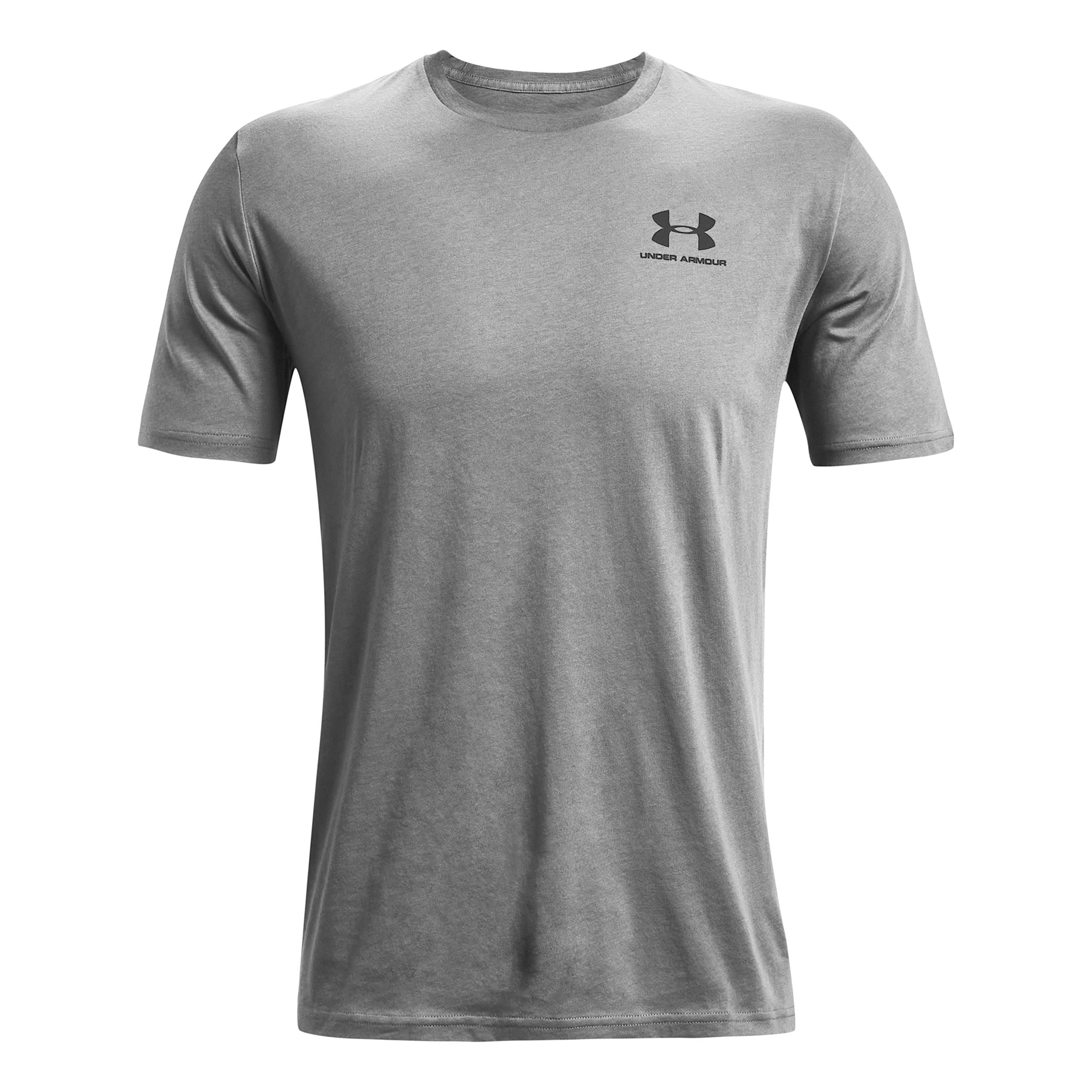 Under Armour Sportstyle Left Chest T-Shirt Men-Grey,Black