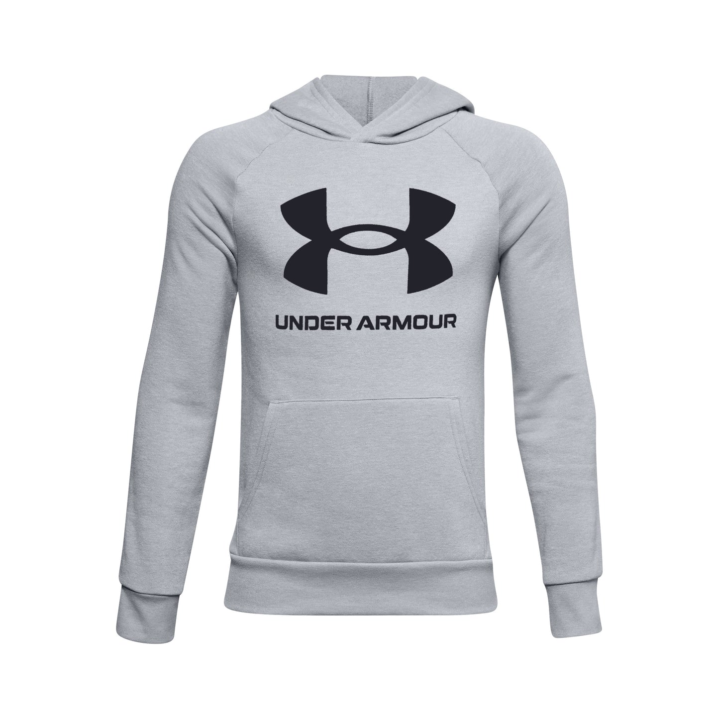 Under Armour Fleece Hoody Boys - lightgrey, black