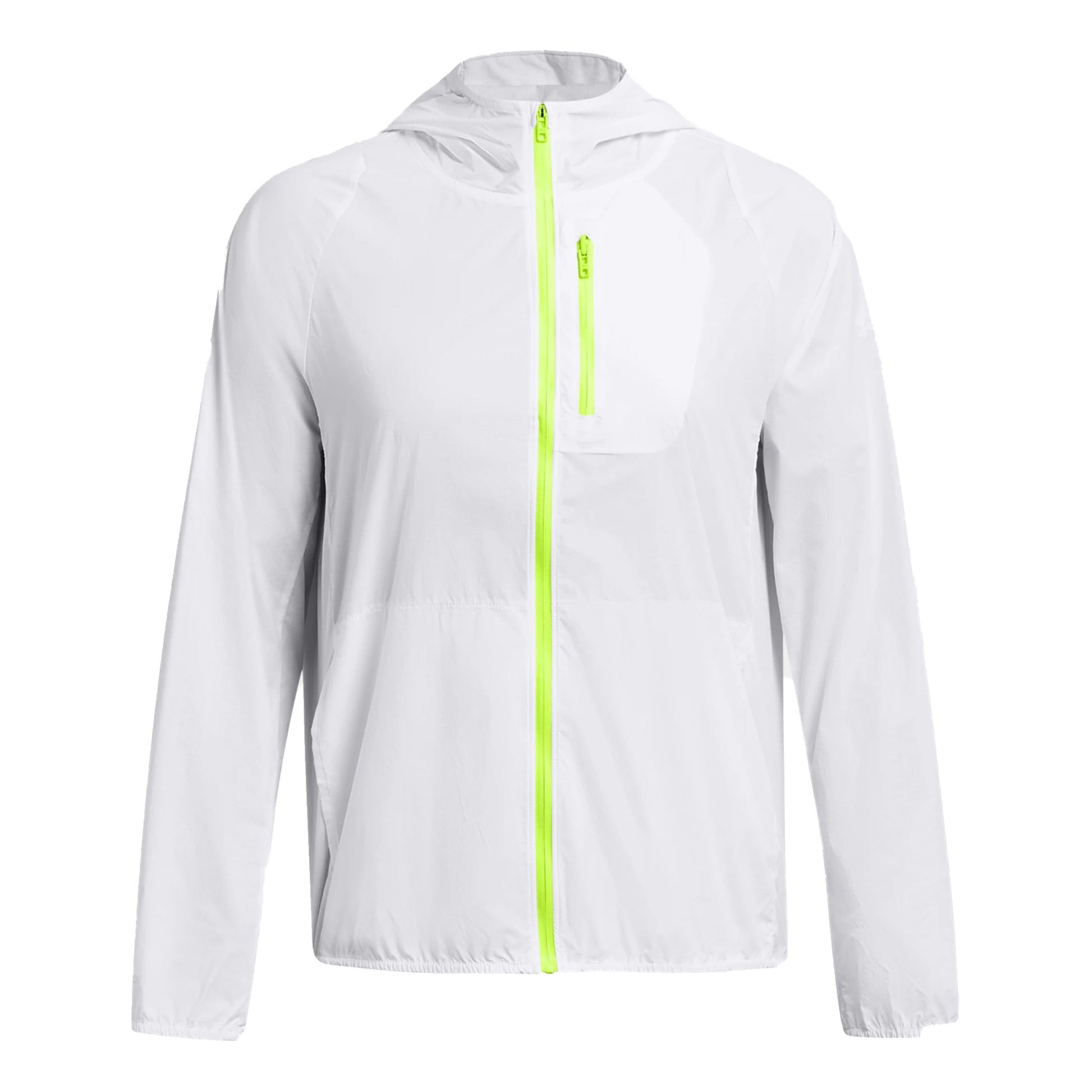 Under Armour Launch Lightweight Running jacket Women - white, neon yellow