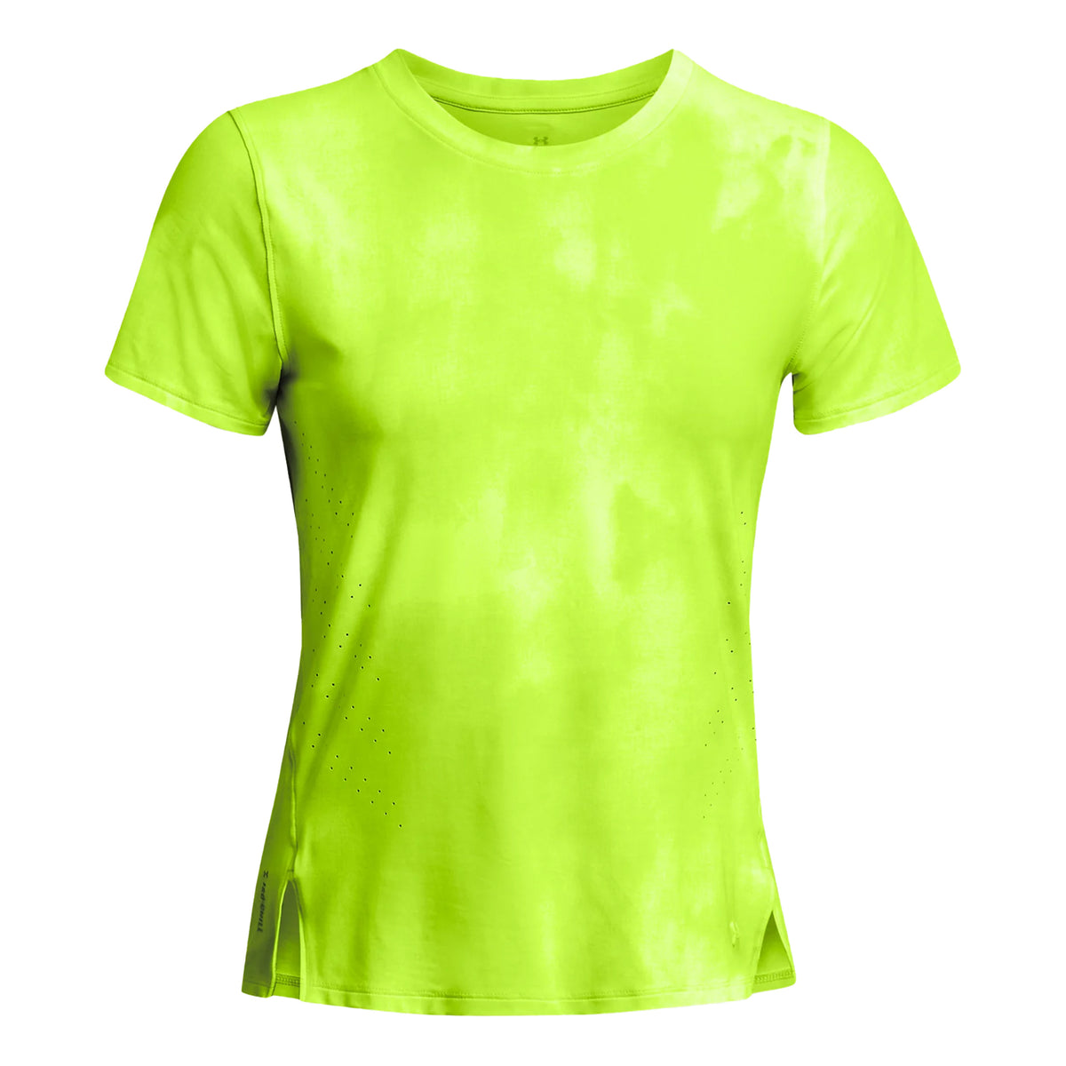 Under Armour Laser Wash SS Running shirt Women - neon yellow,