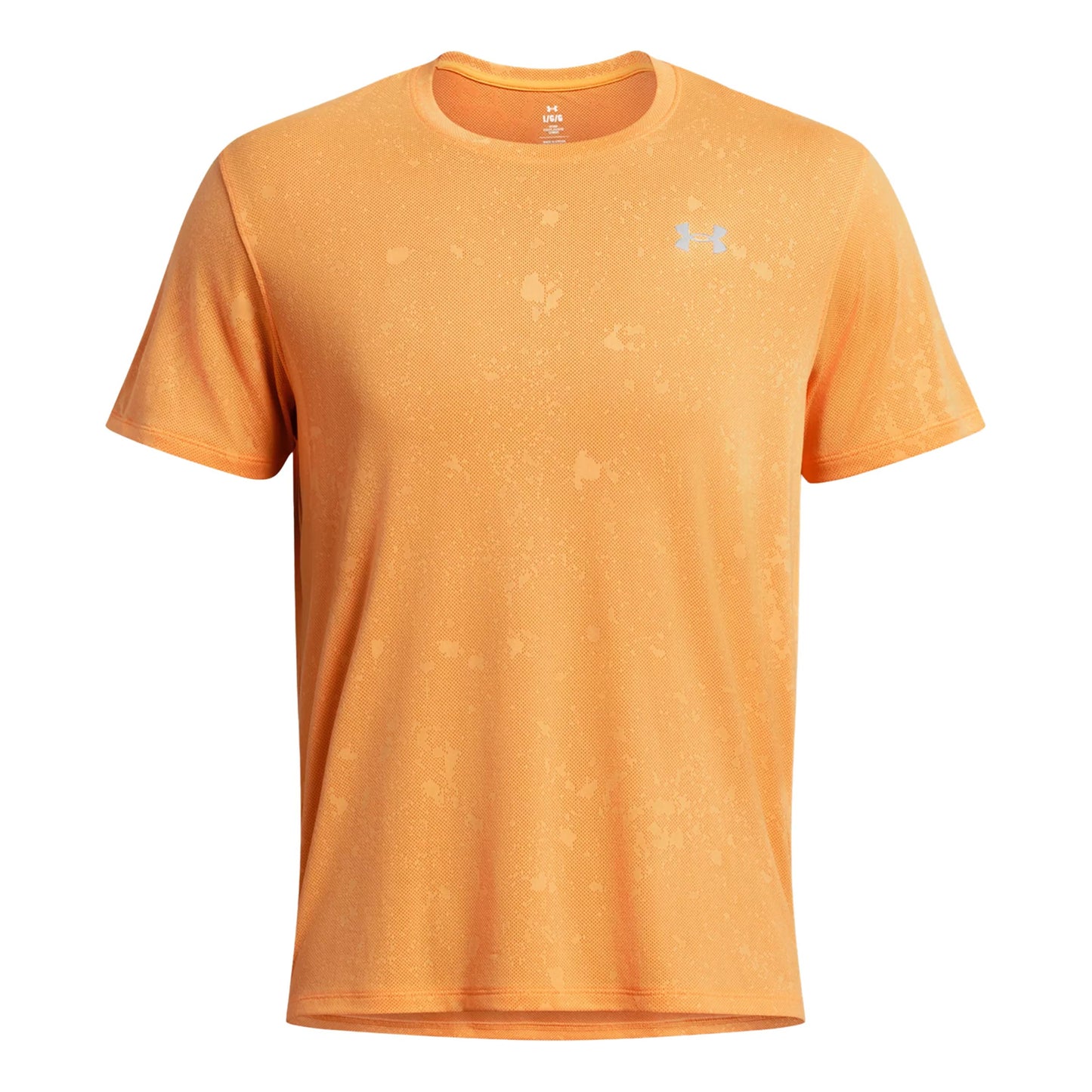 Under Armour Streaker Splatter SS Running shirt Men - orange,