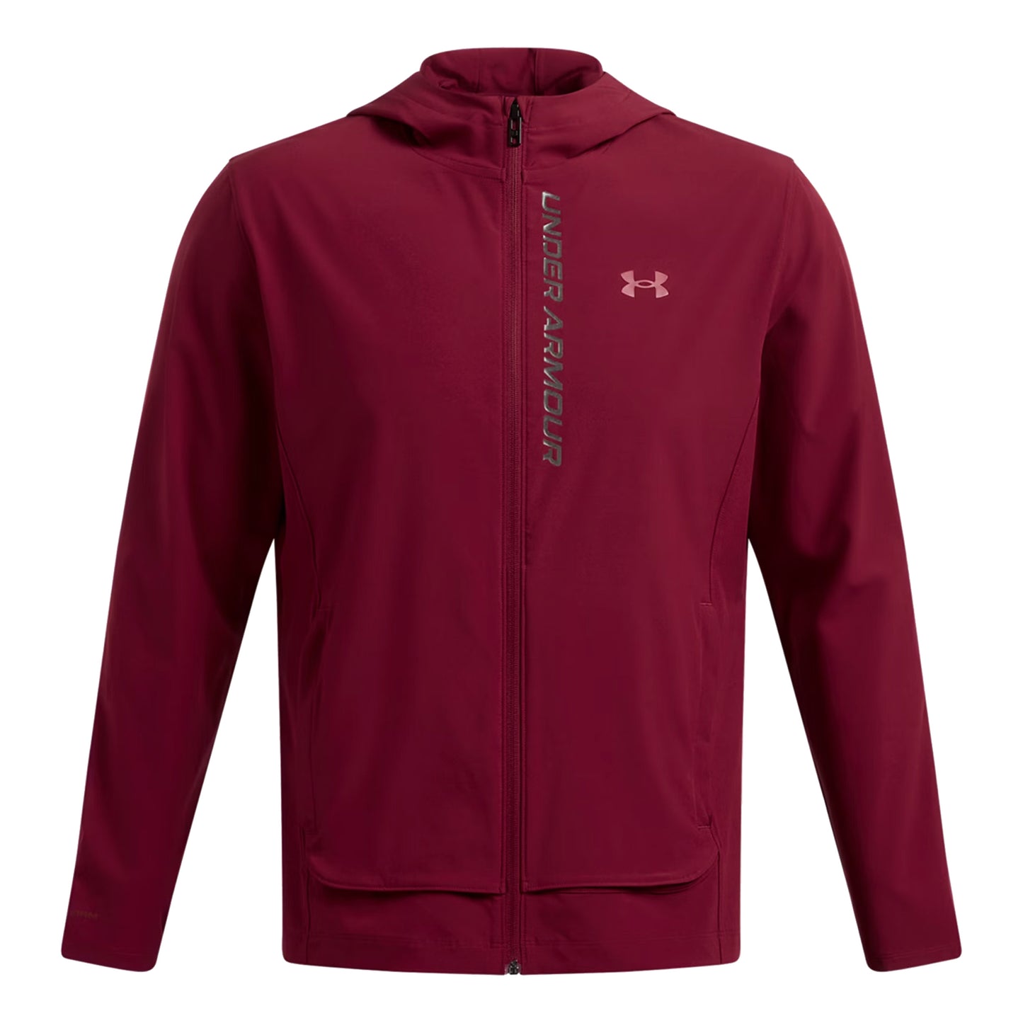 Under Armour Outrun The Storm Running jacket Men - dark red, black